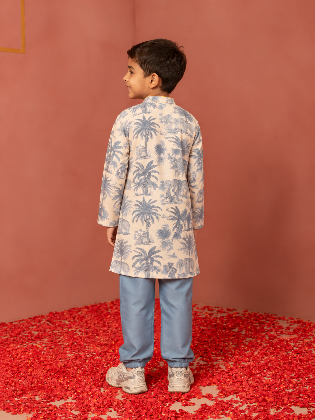 Jungle Print Kurta and Joggers