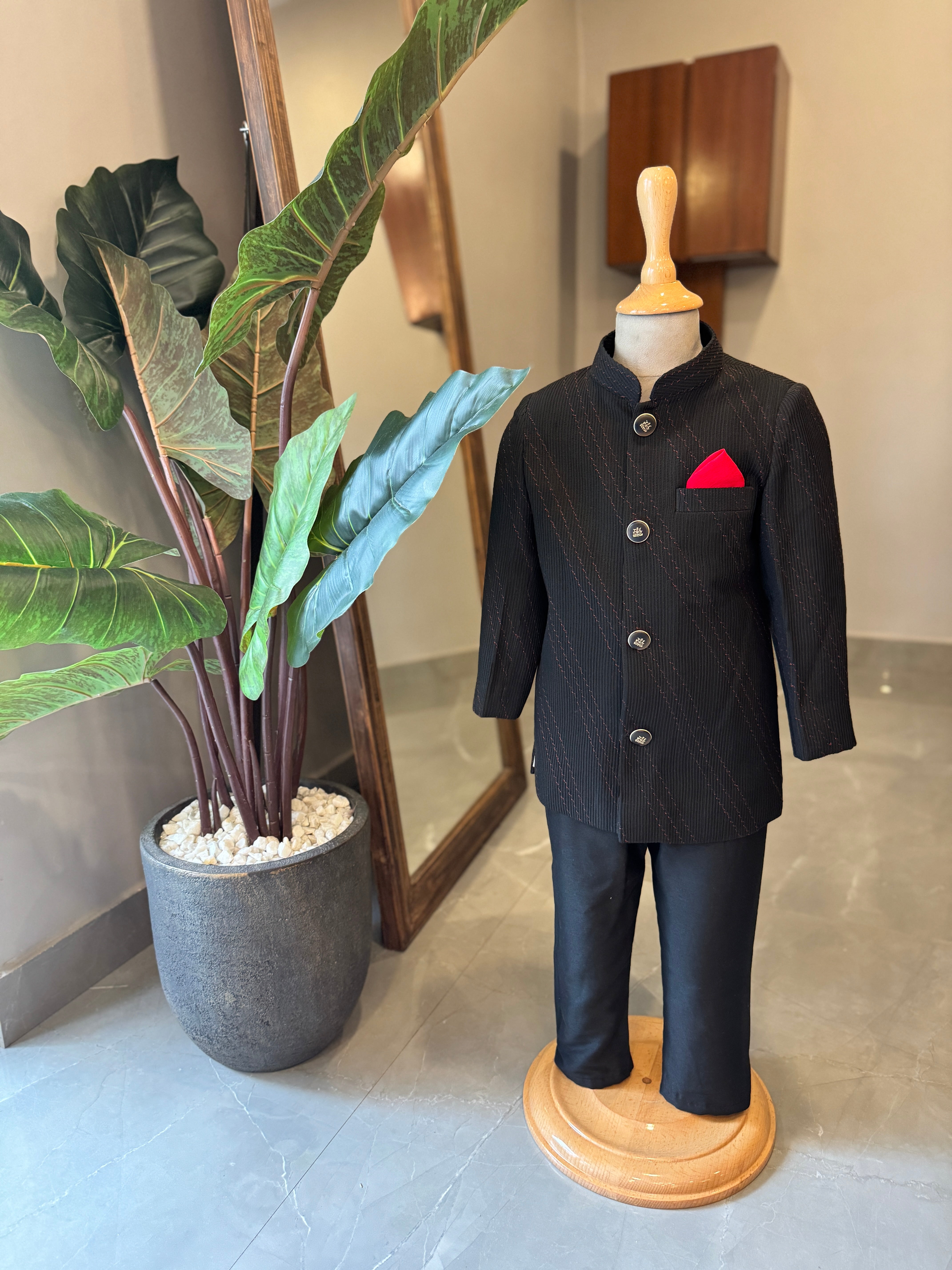 Black Formal Sherwani