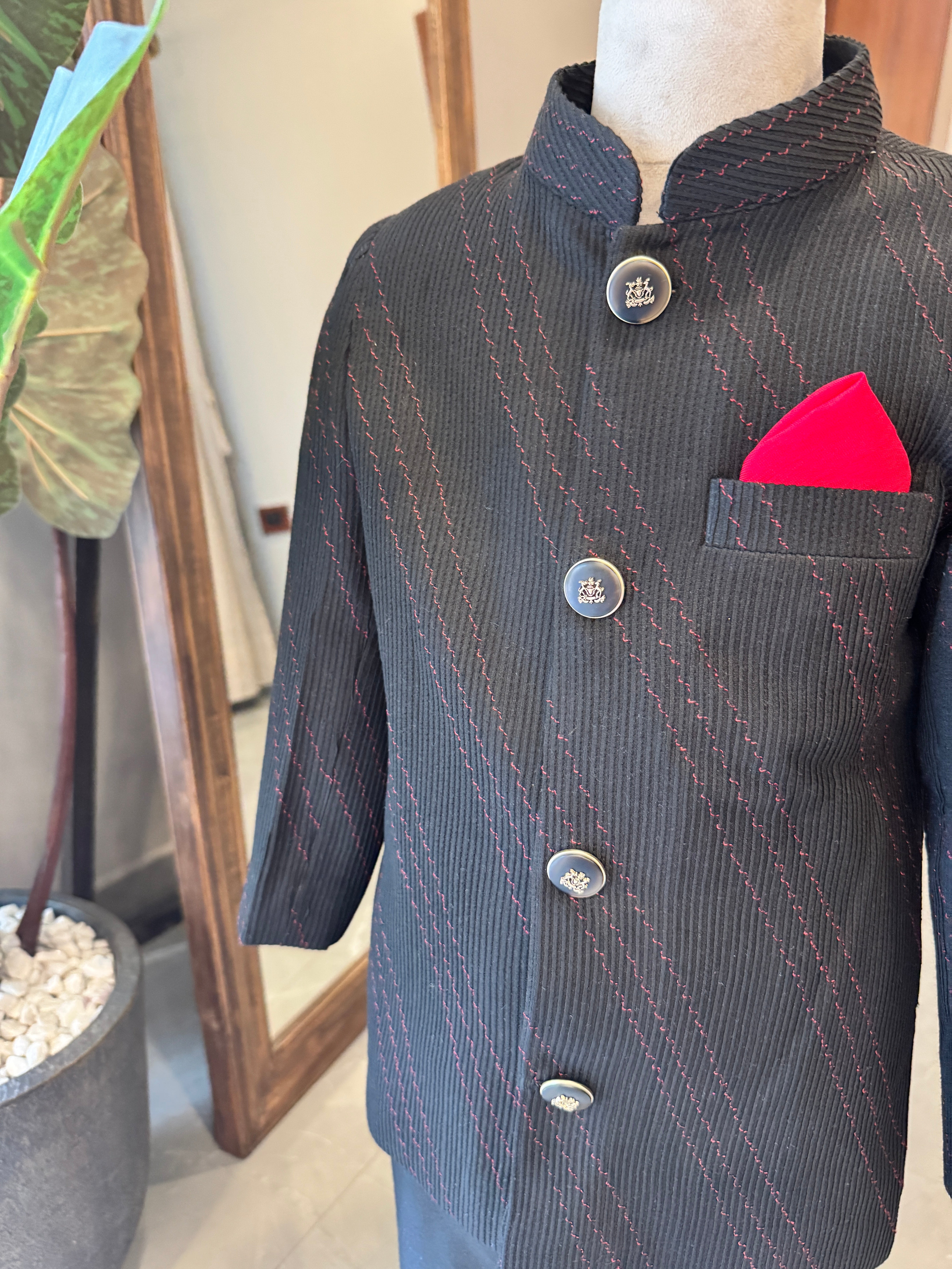 Black Formal Sherwani