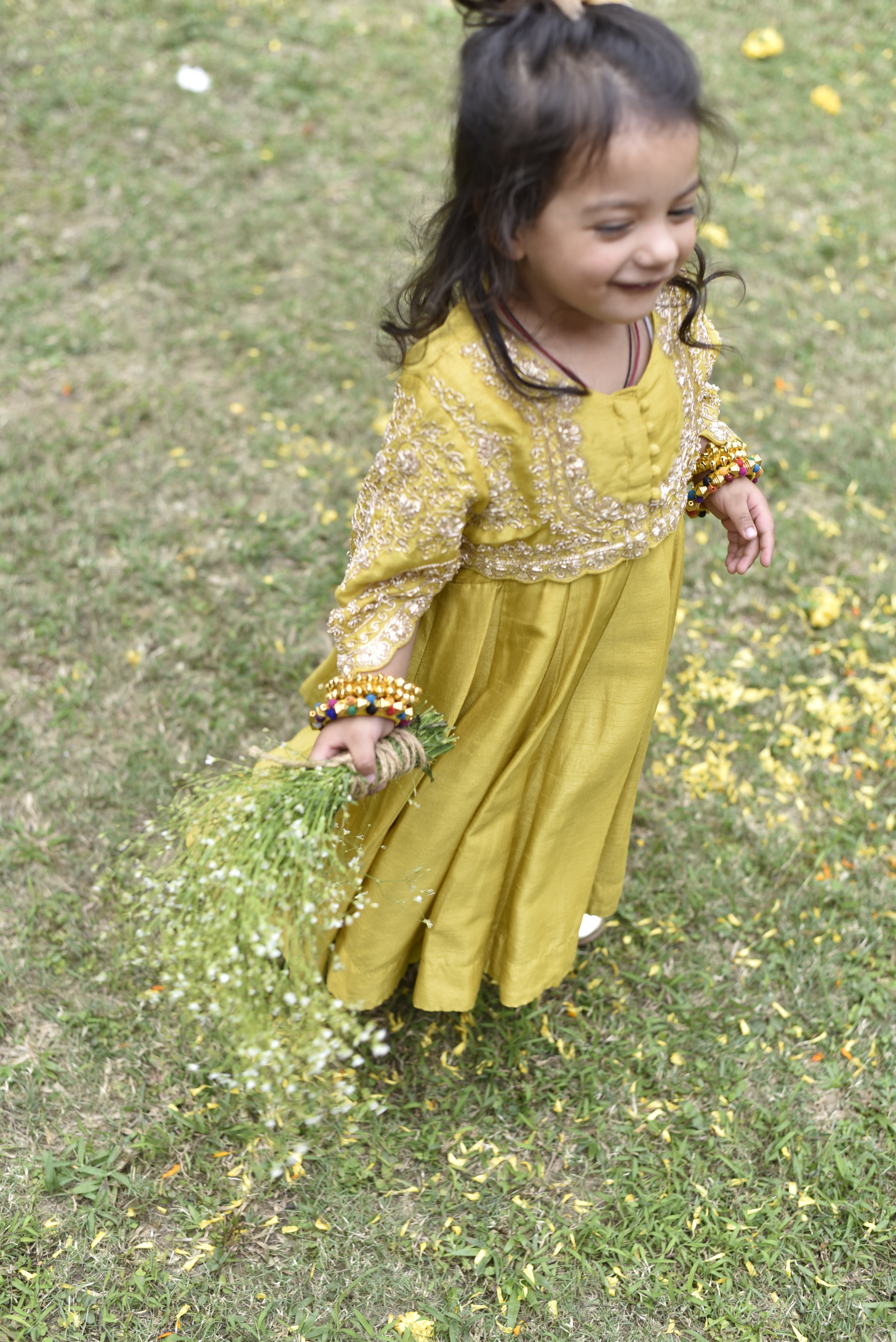 Elegant Anarkali With Heavy Embroidered Potli Buttons Adorned Jacket