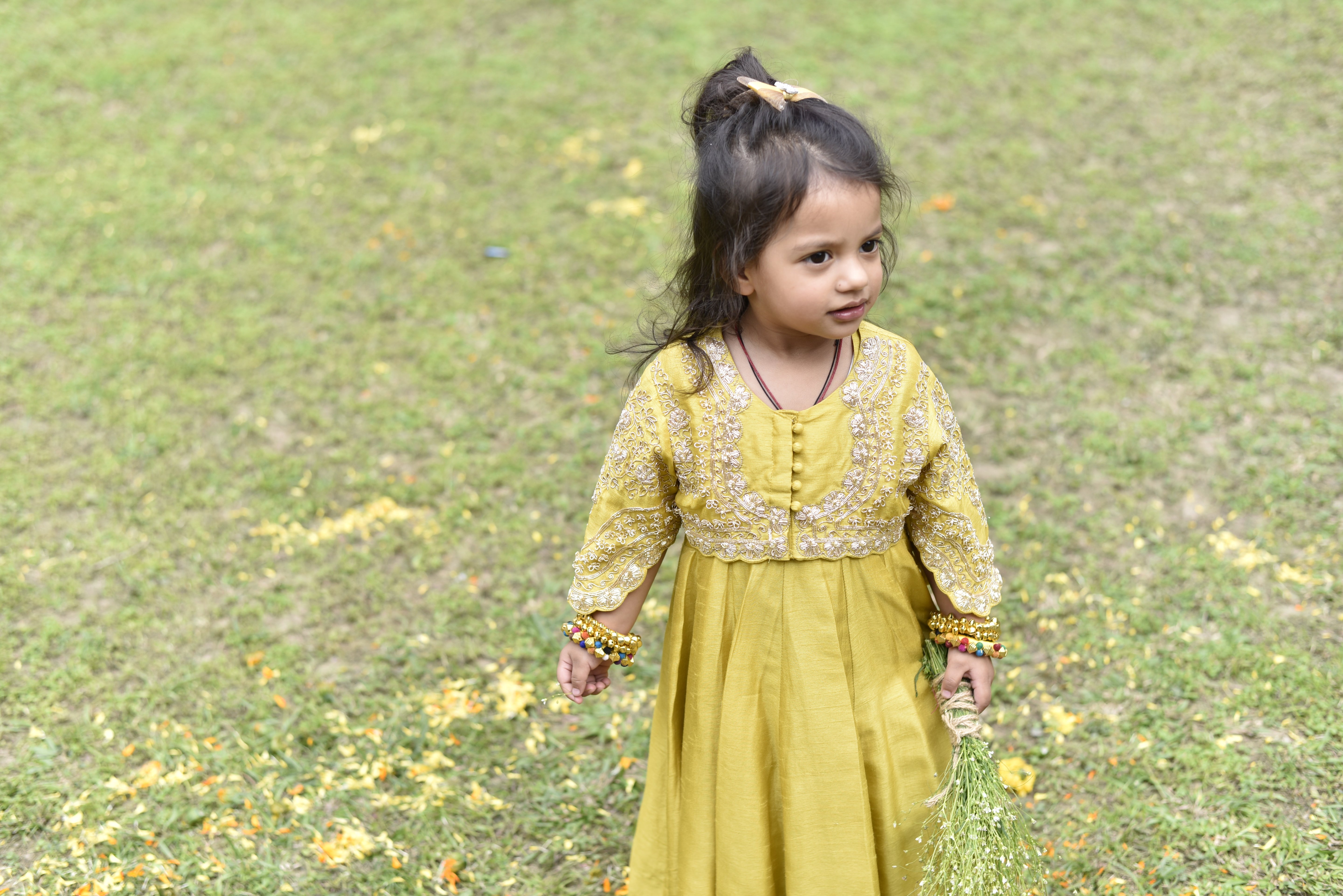 Elegant Anarkali With Heavy Embroidered Potli Buttons Adorned Jacket