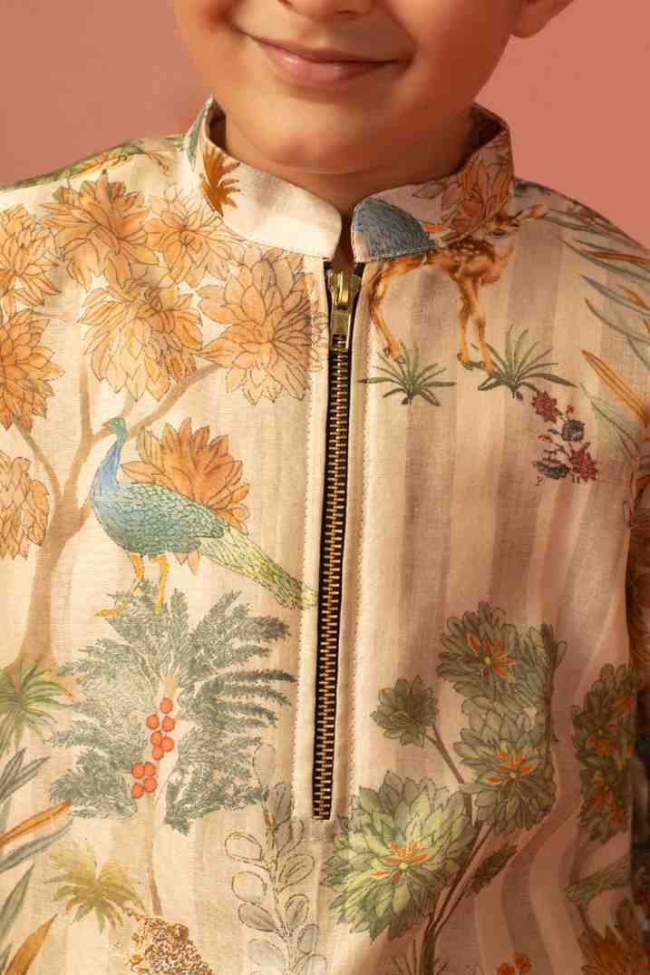 Forest Print Kurta and Pant