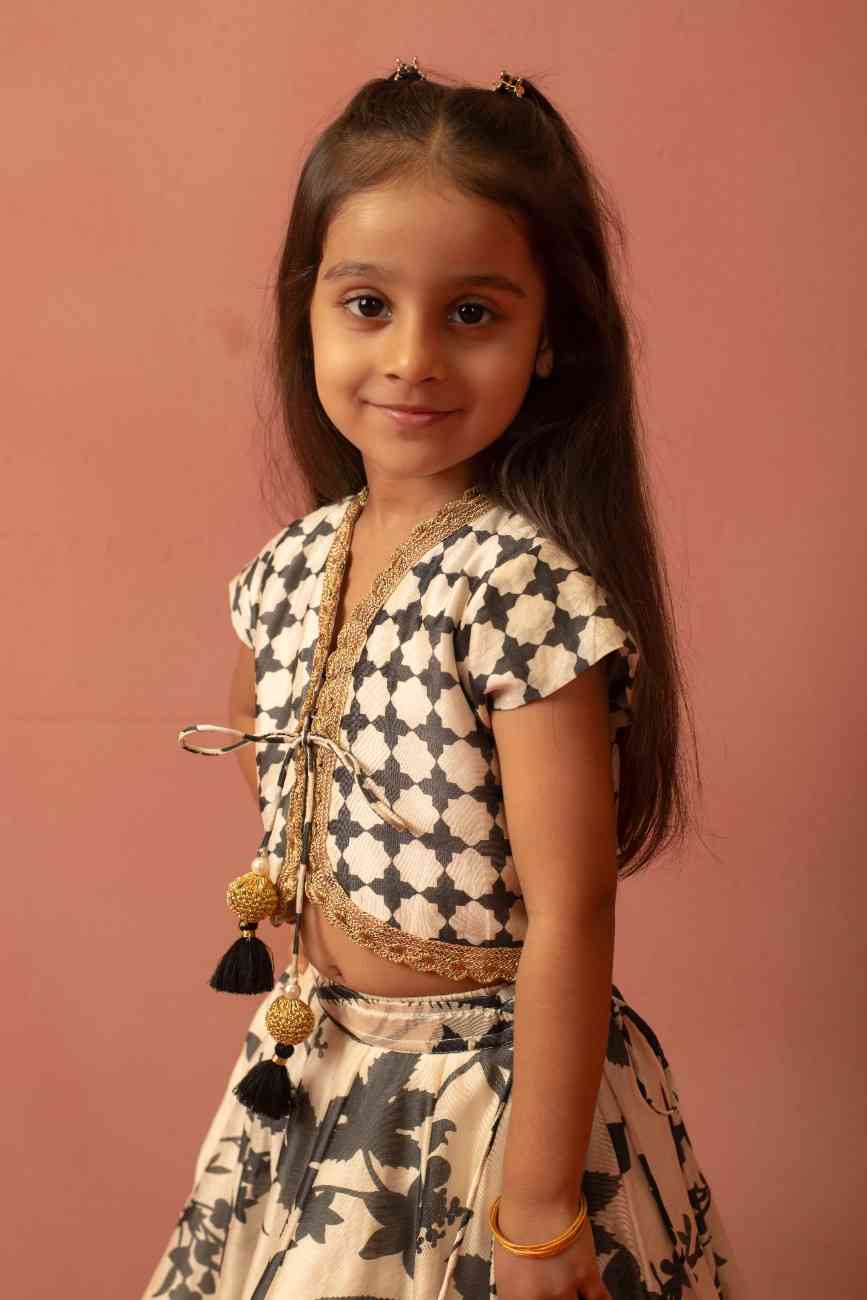 Black Ghaghra and Blouse