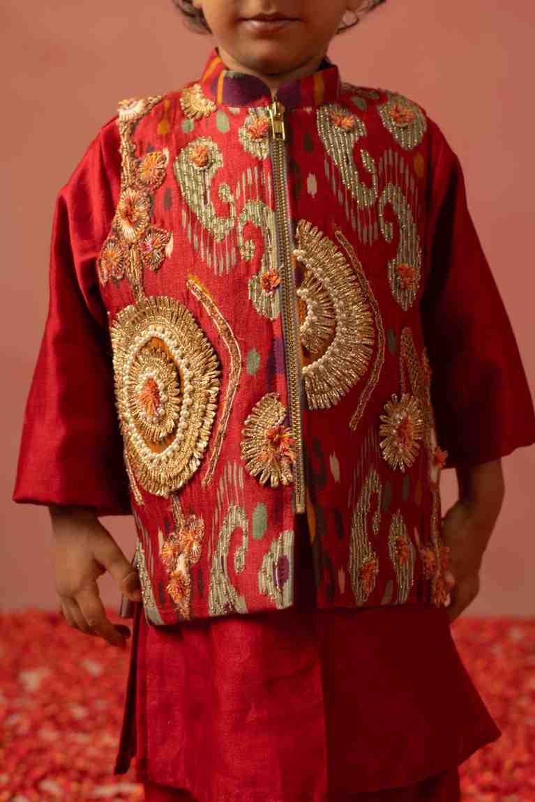 Red Jacket Set