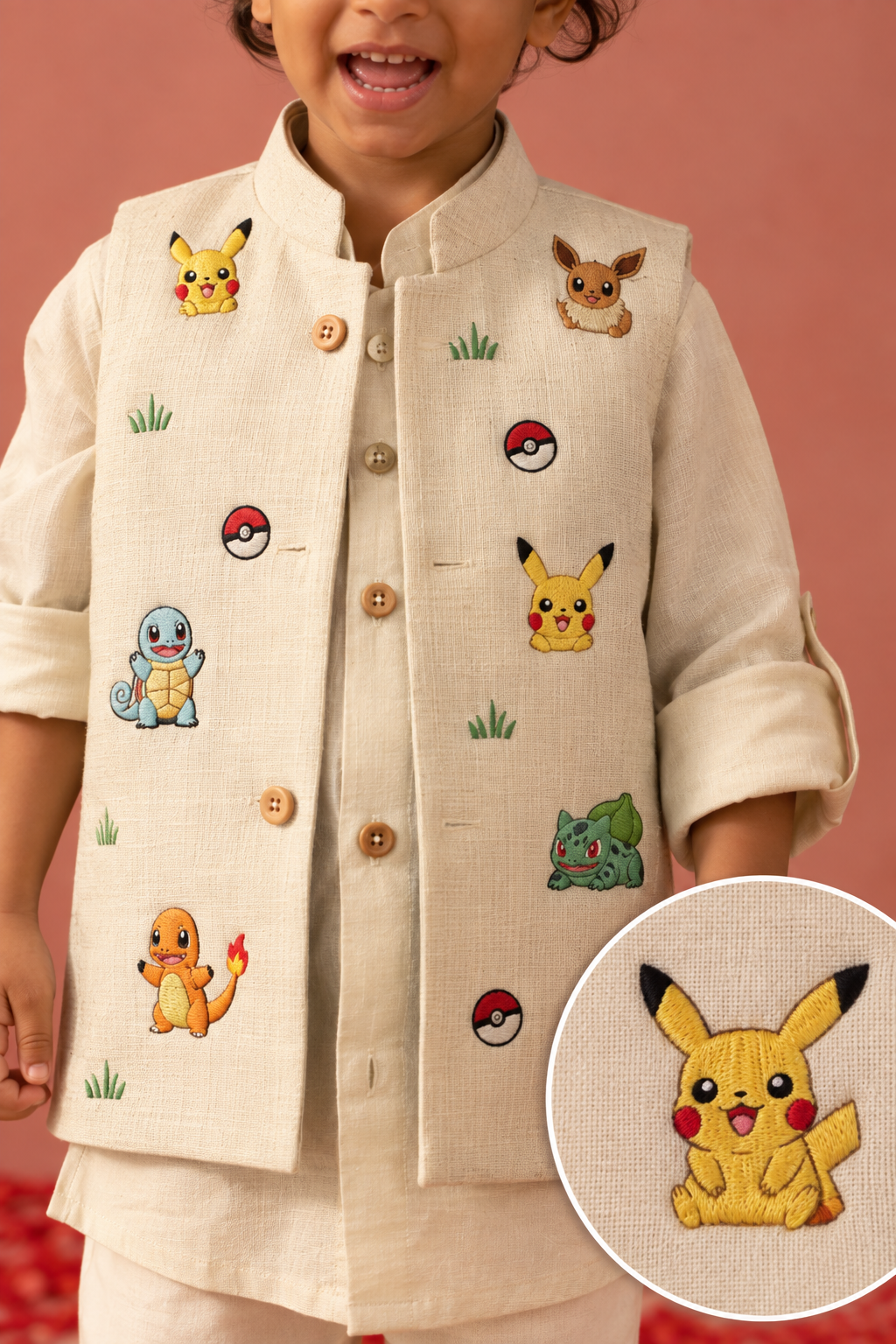 Pokémon Nehru Jacket Set