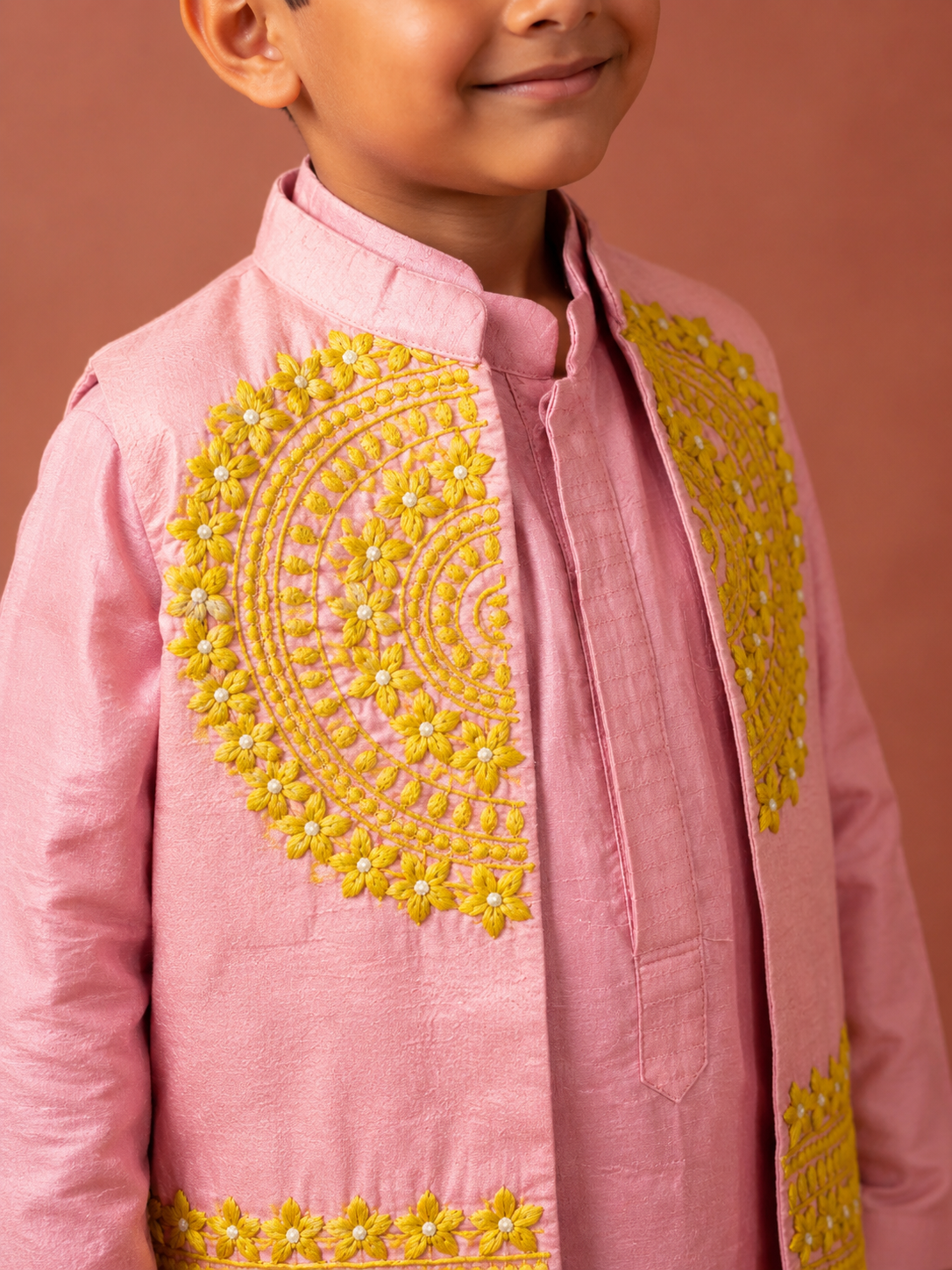 Pink and Lime Jacket Set