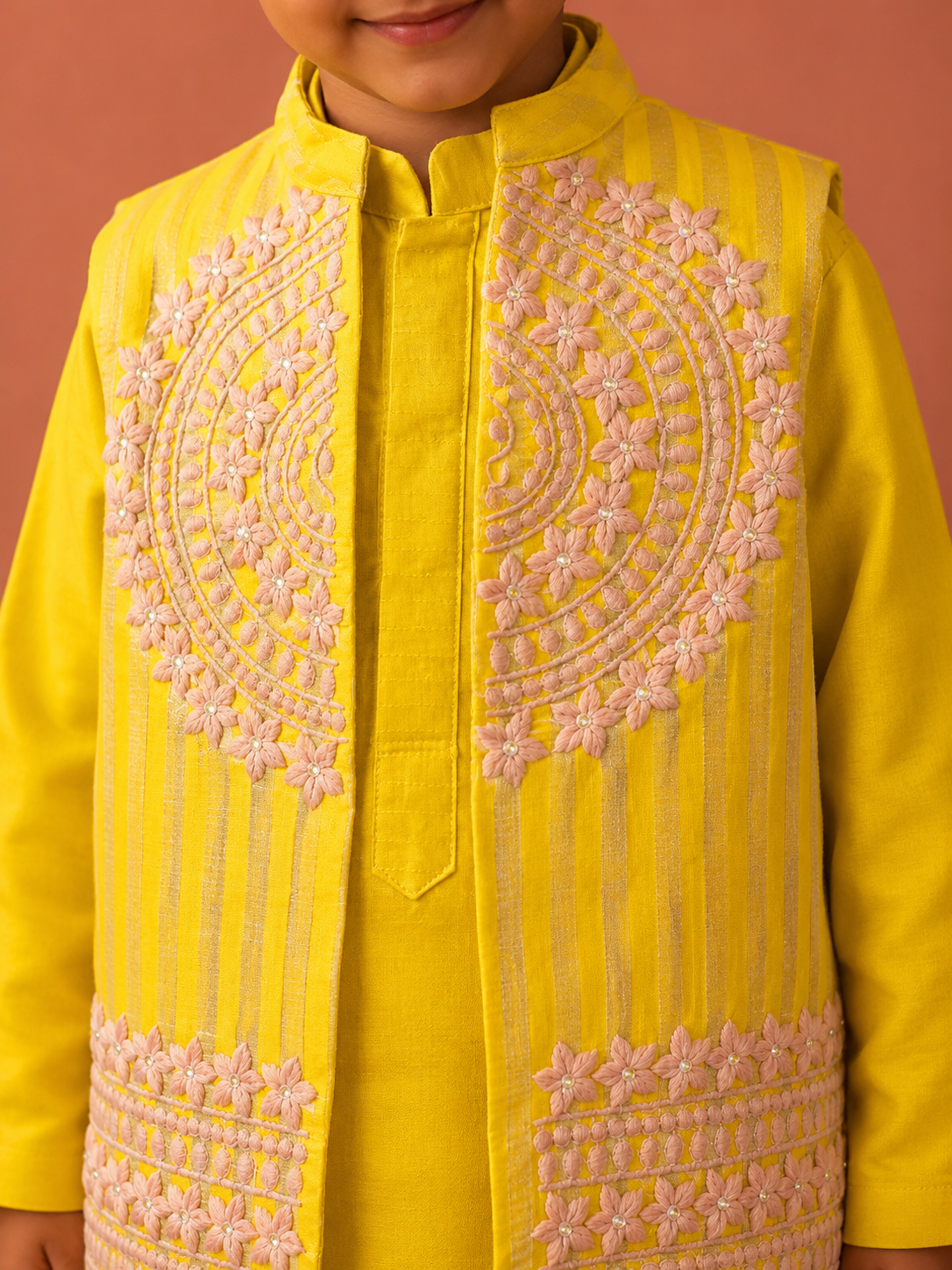 Lime and Pink Jacket Set