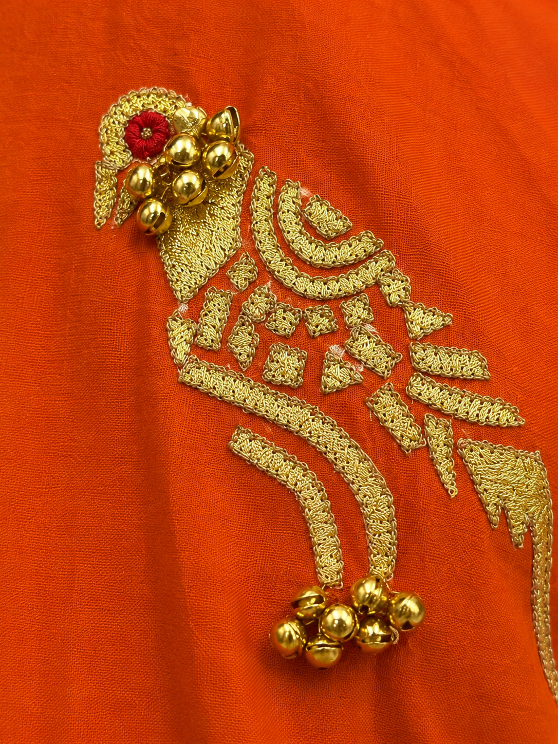 Orange Parrot Tunic and Dhoti Pants