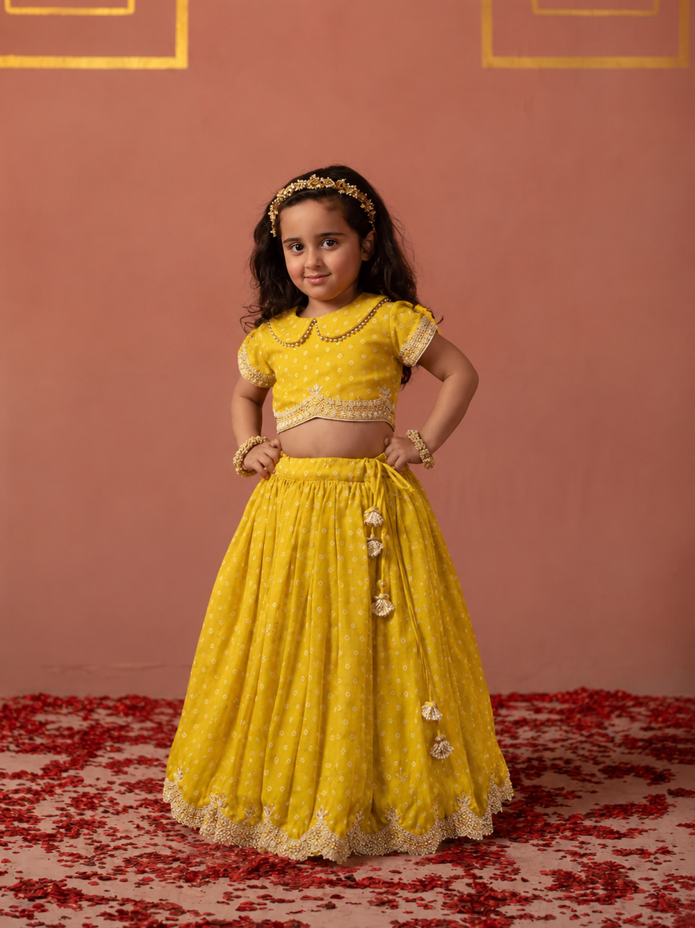 Bandhej Ghaghra Blouse