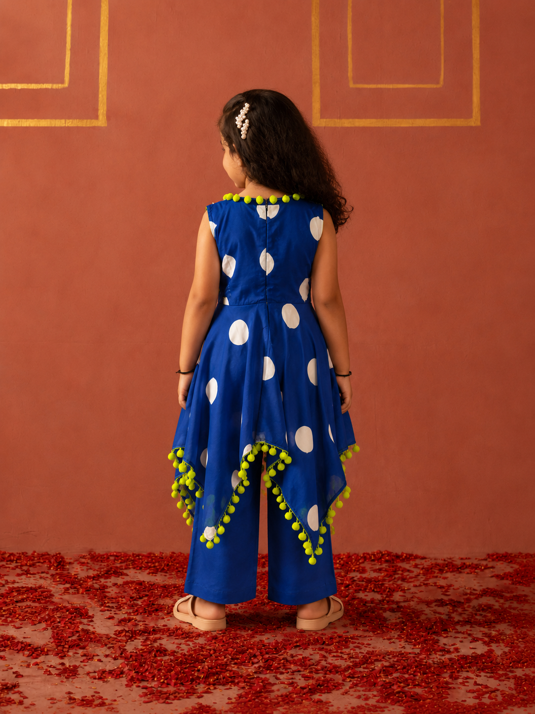Blue Polka Set