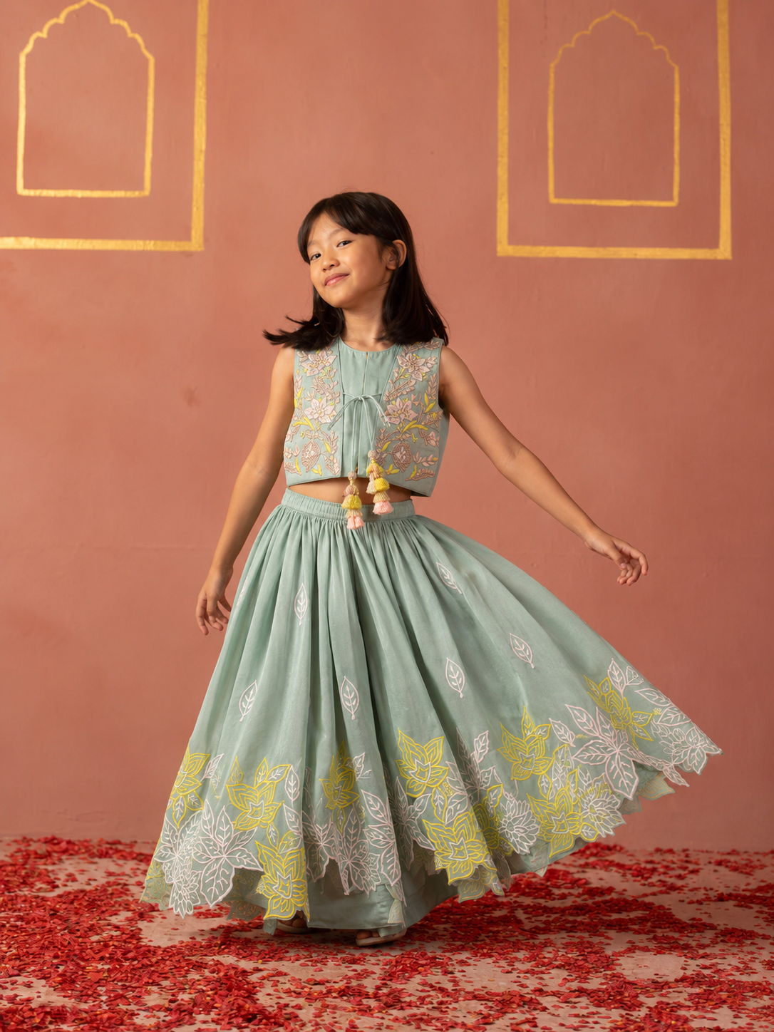 Mint Top and Flare Pant