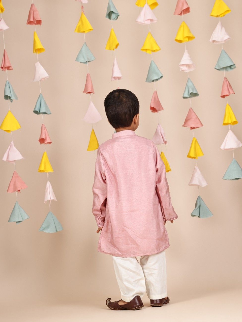 Dust Pink Mirror Kurta and Pant