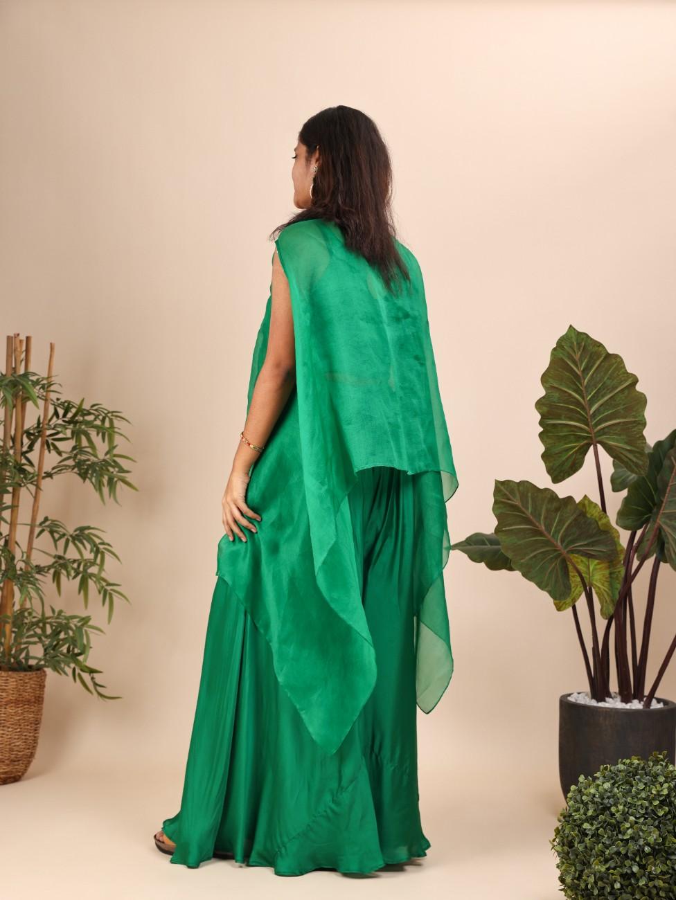 Green cape Set for Teenagers