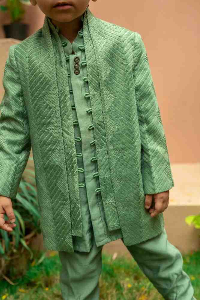Mint Green Jacket Set