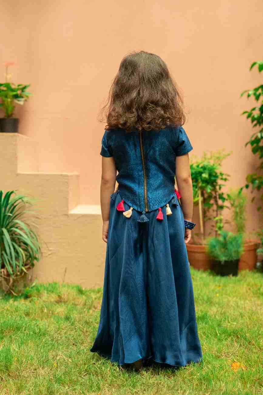 Blue Tiger Pant Set