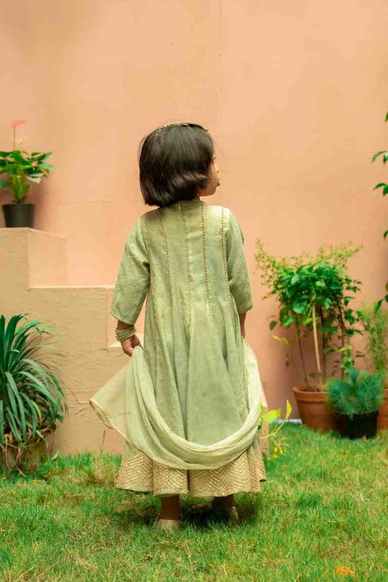 Mint Green Anarkali Set