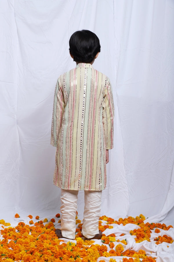 MIRROR WORK KURTA PYJAMA - P&S Company
