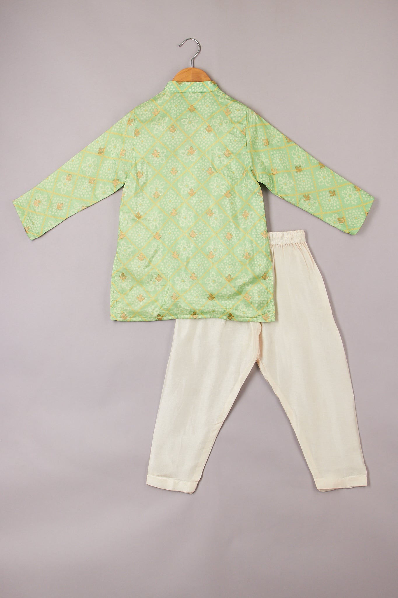 Neon Green Bundhaj Kurta And Pyjama - P&S Company