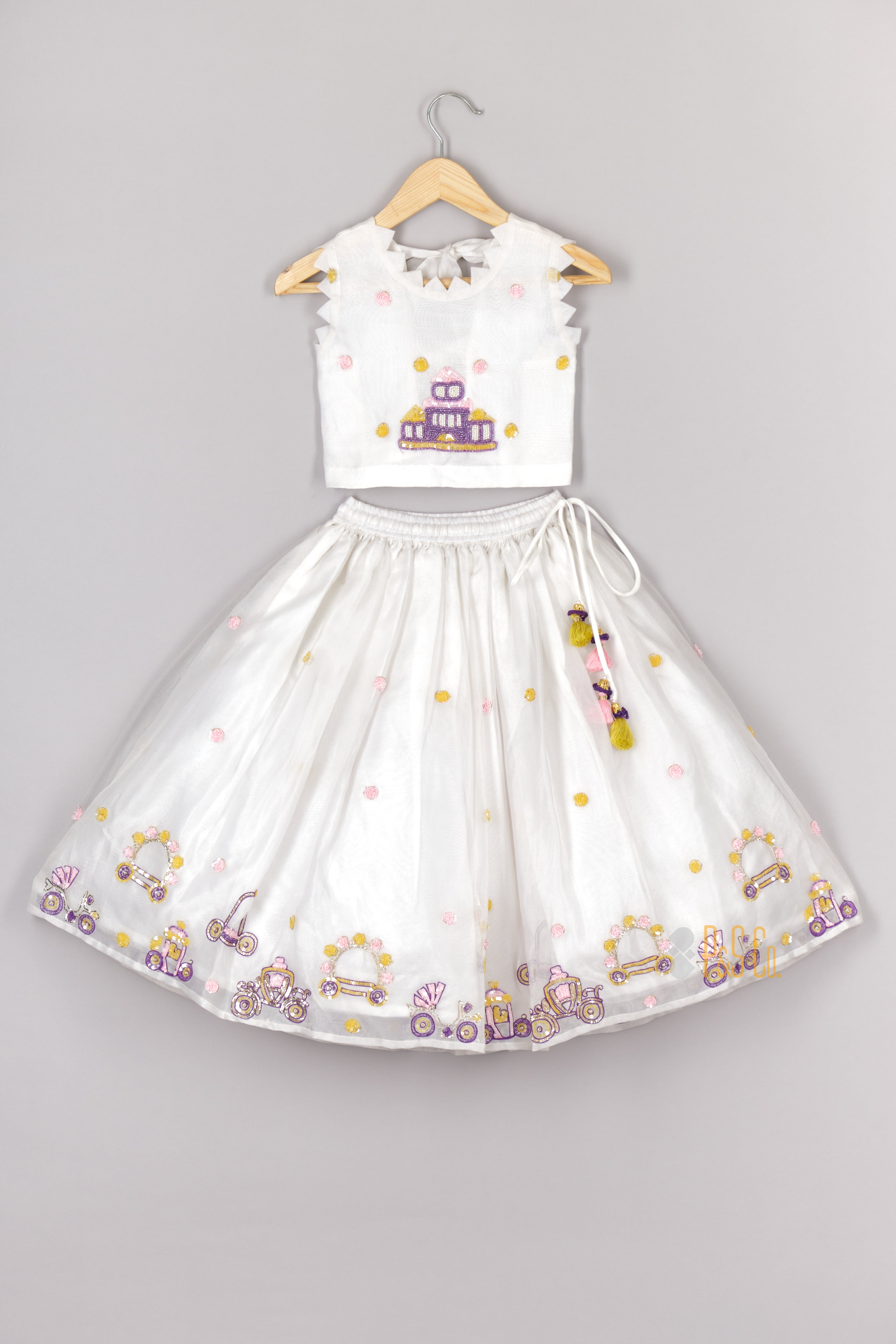 White Princess Ghagara Blouse