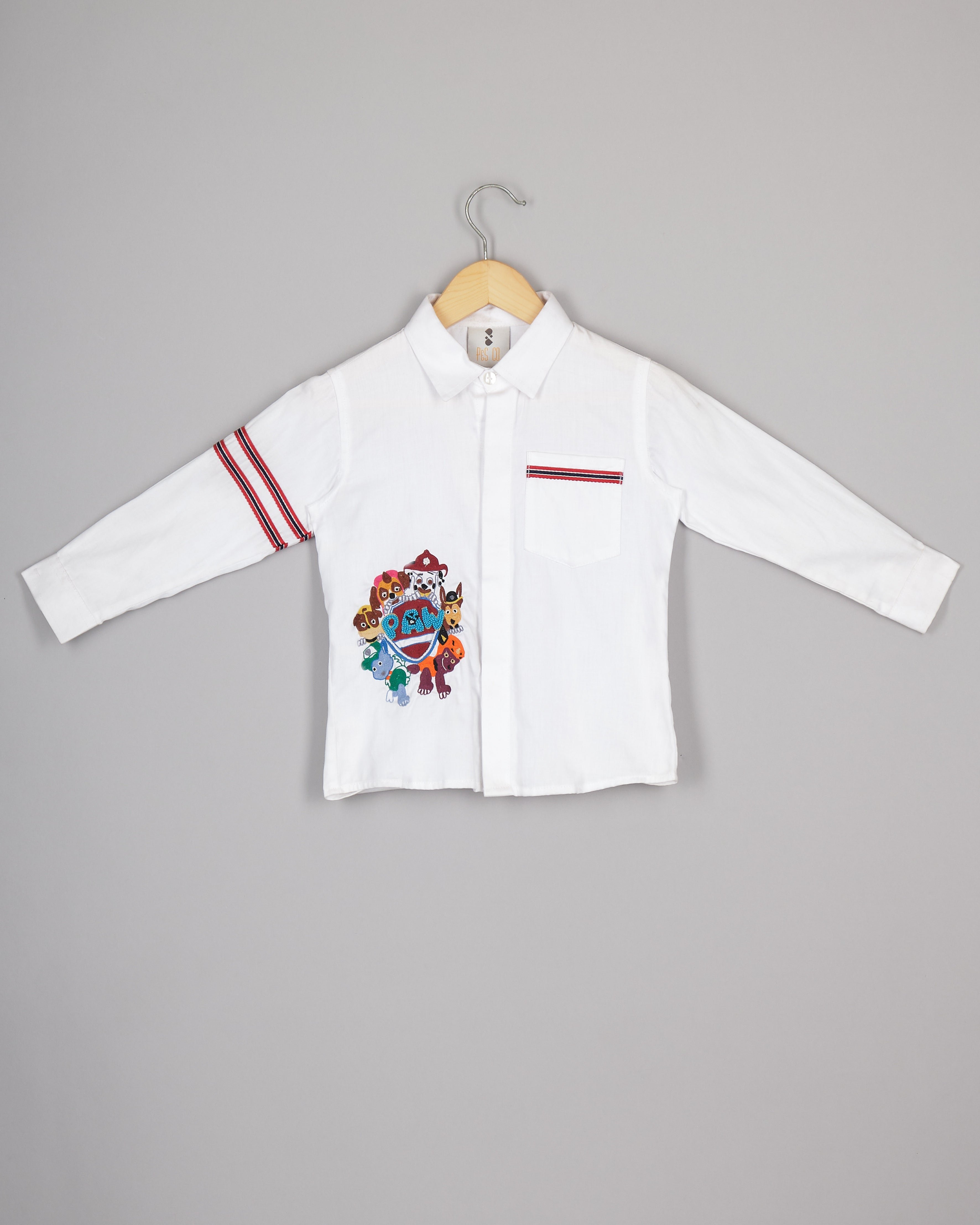 White PAW Petrol Shirt