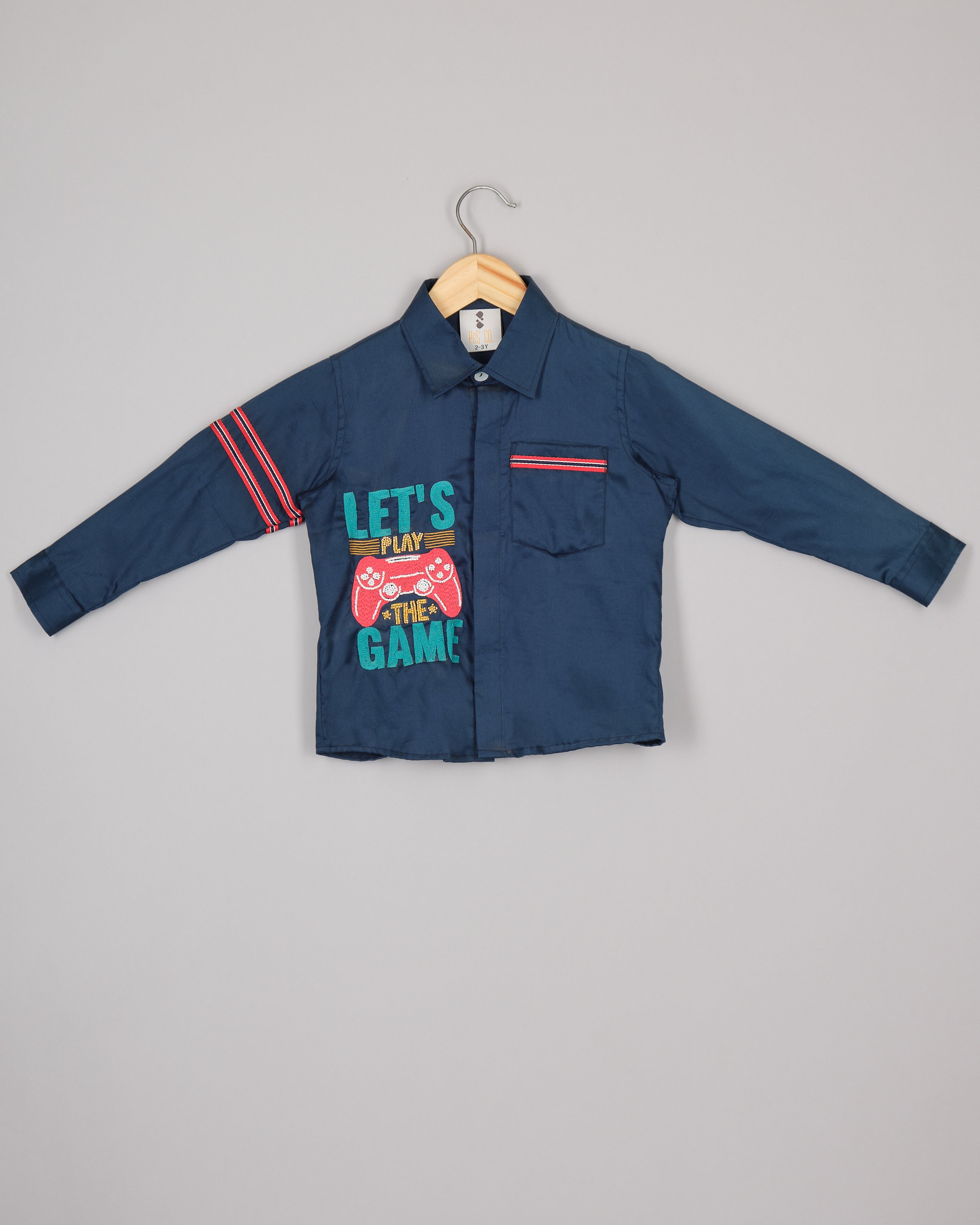 Dark Blue Gaming Shirt