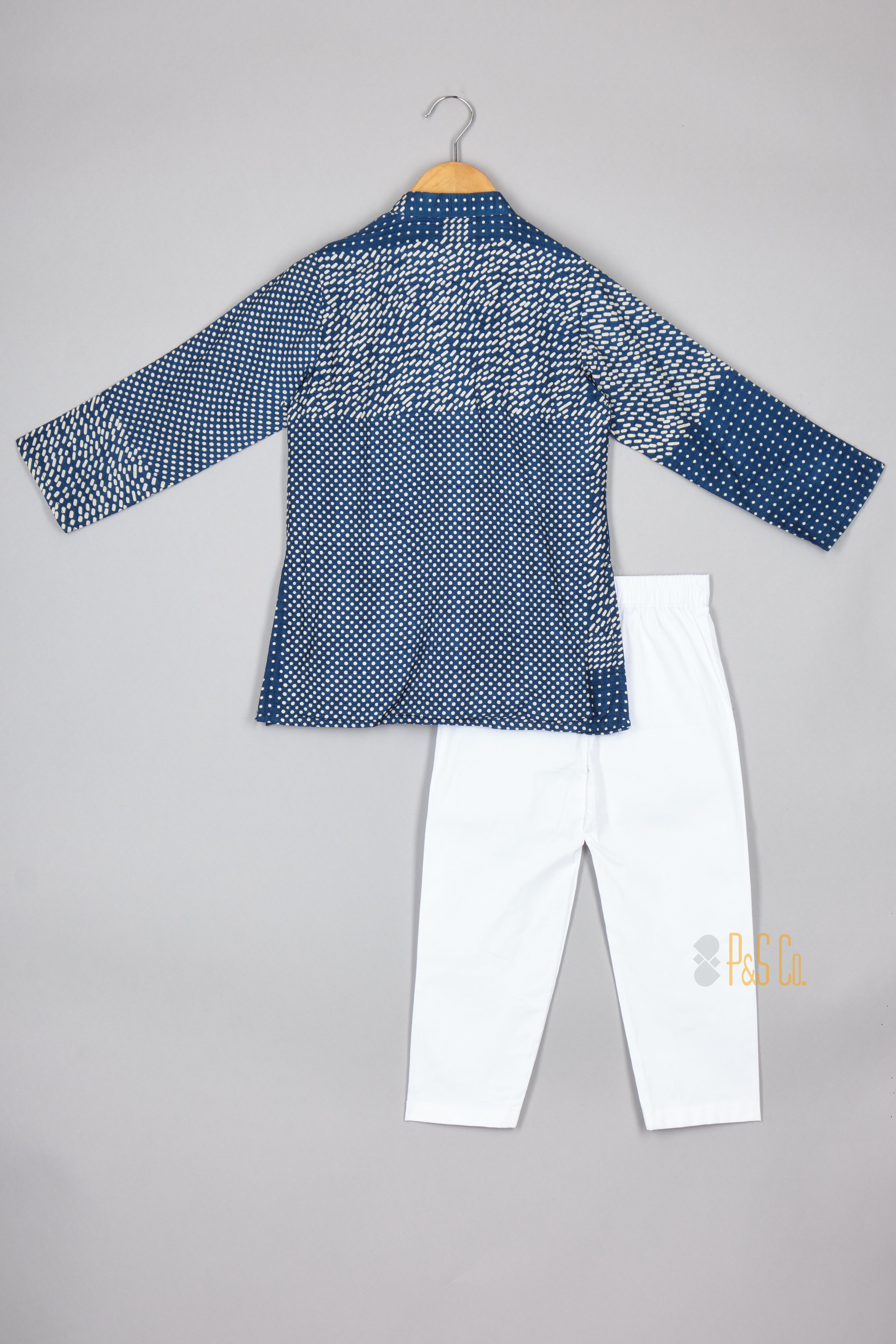 Two in one Printed Nehru Jacket set