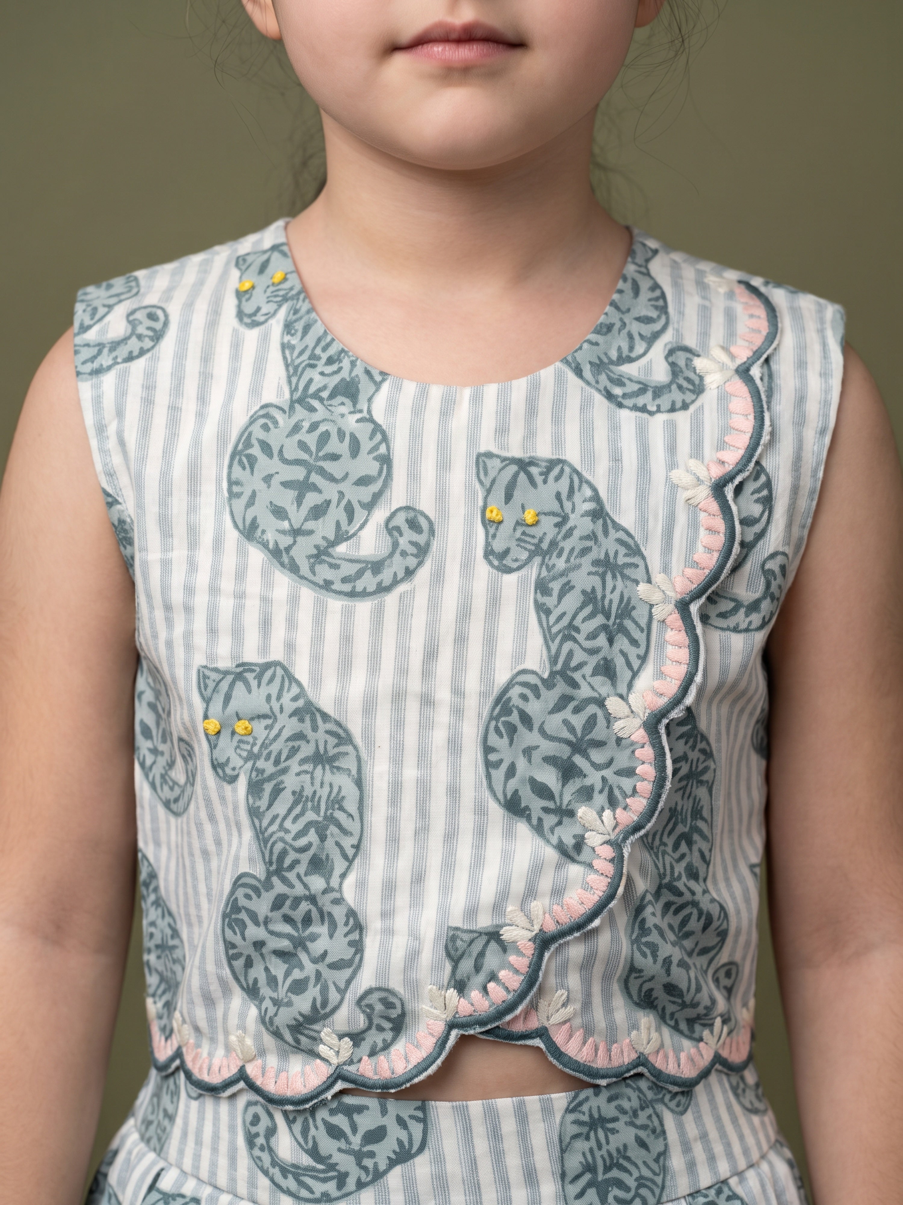 Tara Cheetah Top and Pant Set