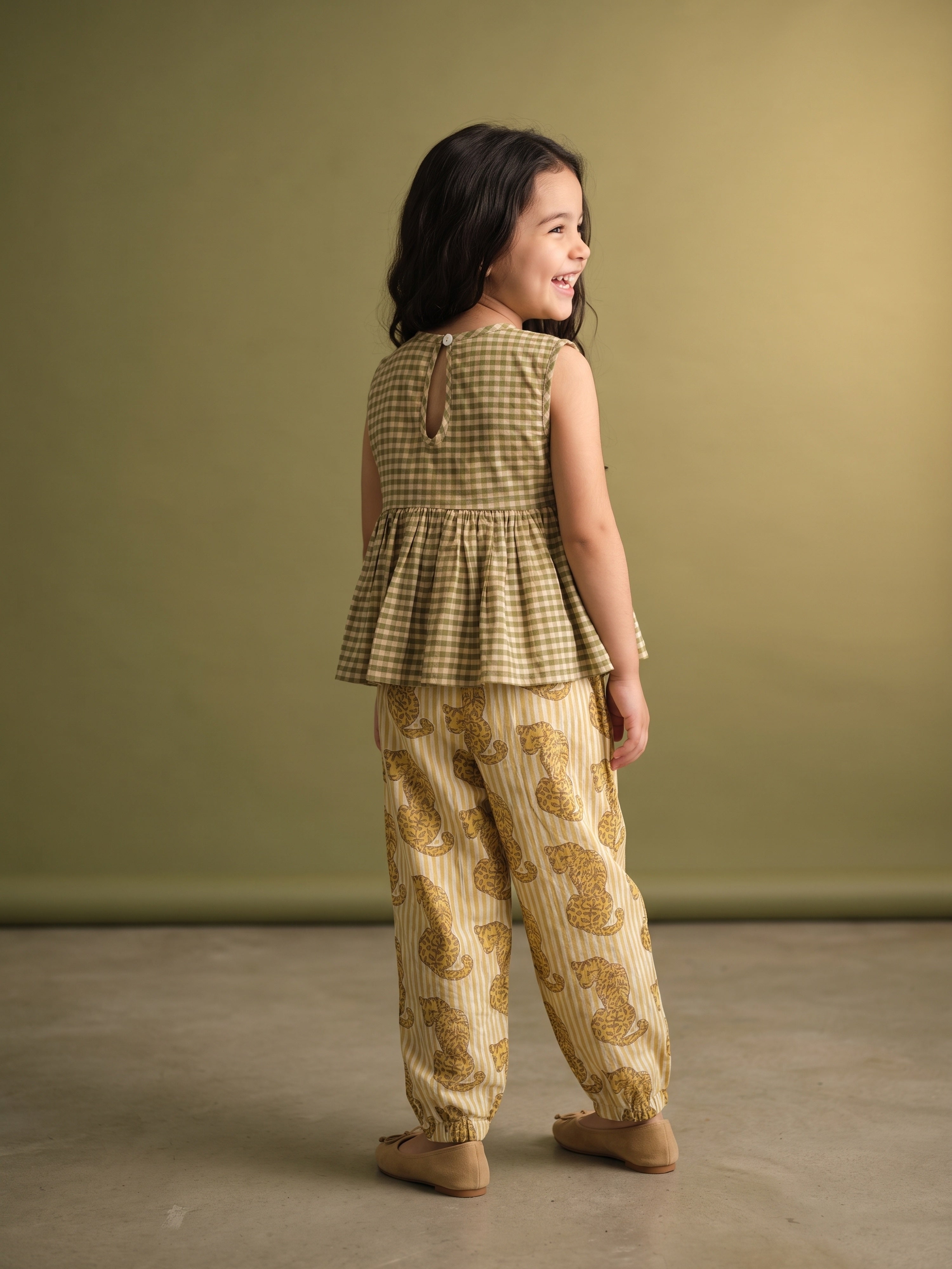 Noor Checked Top and Joggers