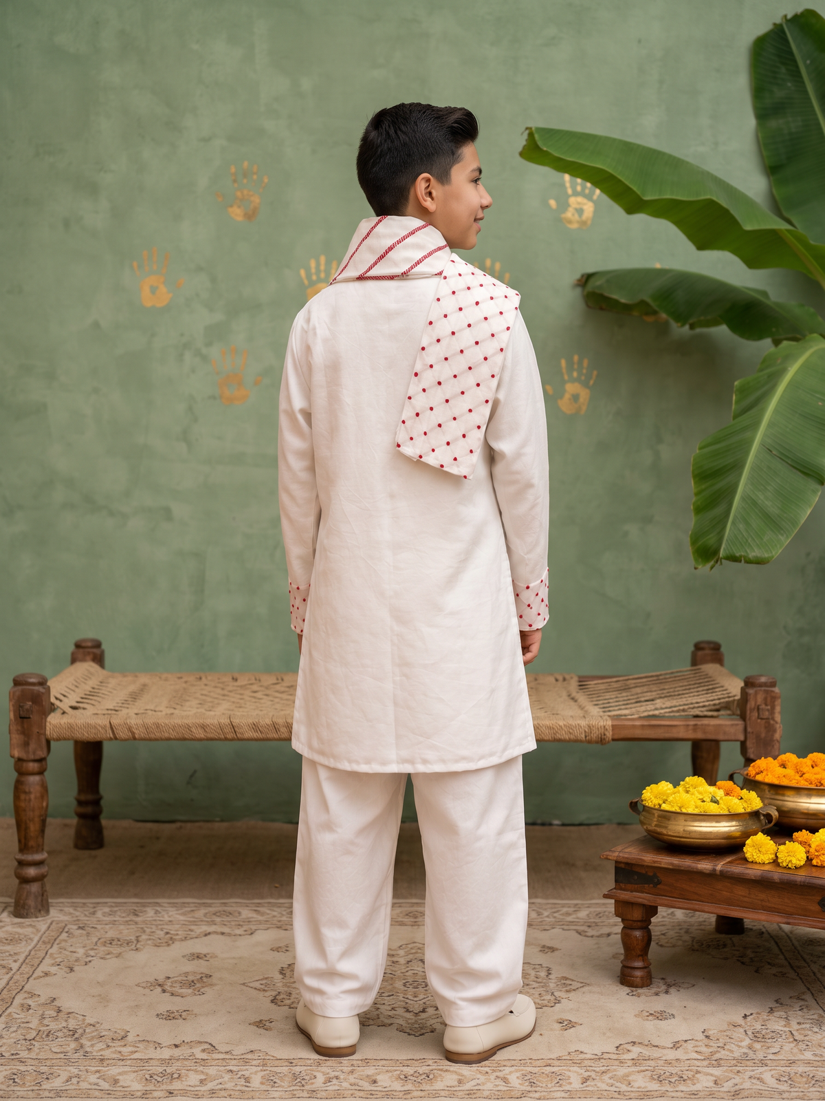 Drape Kurta Set