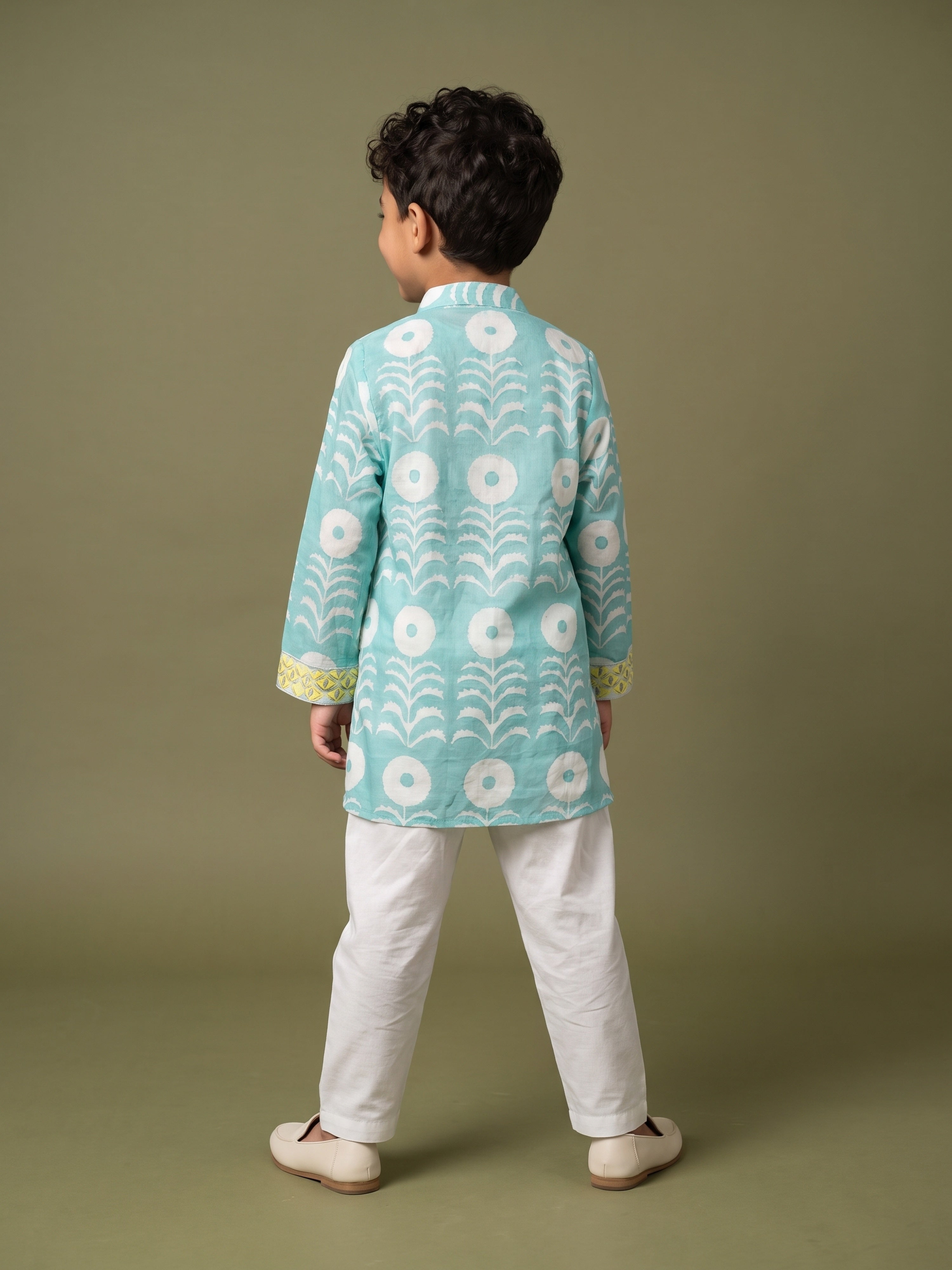 Shaurya Blue Floral Kurta Set