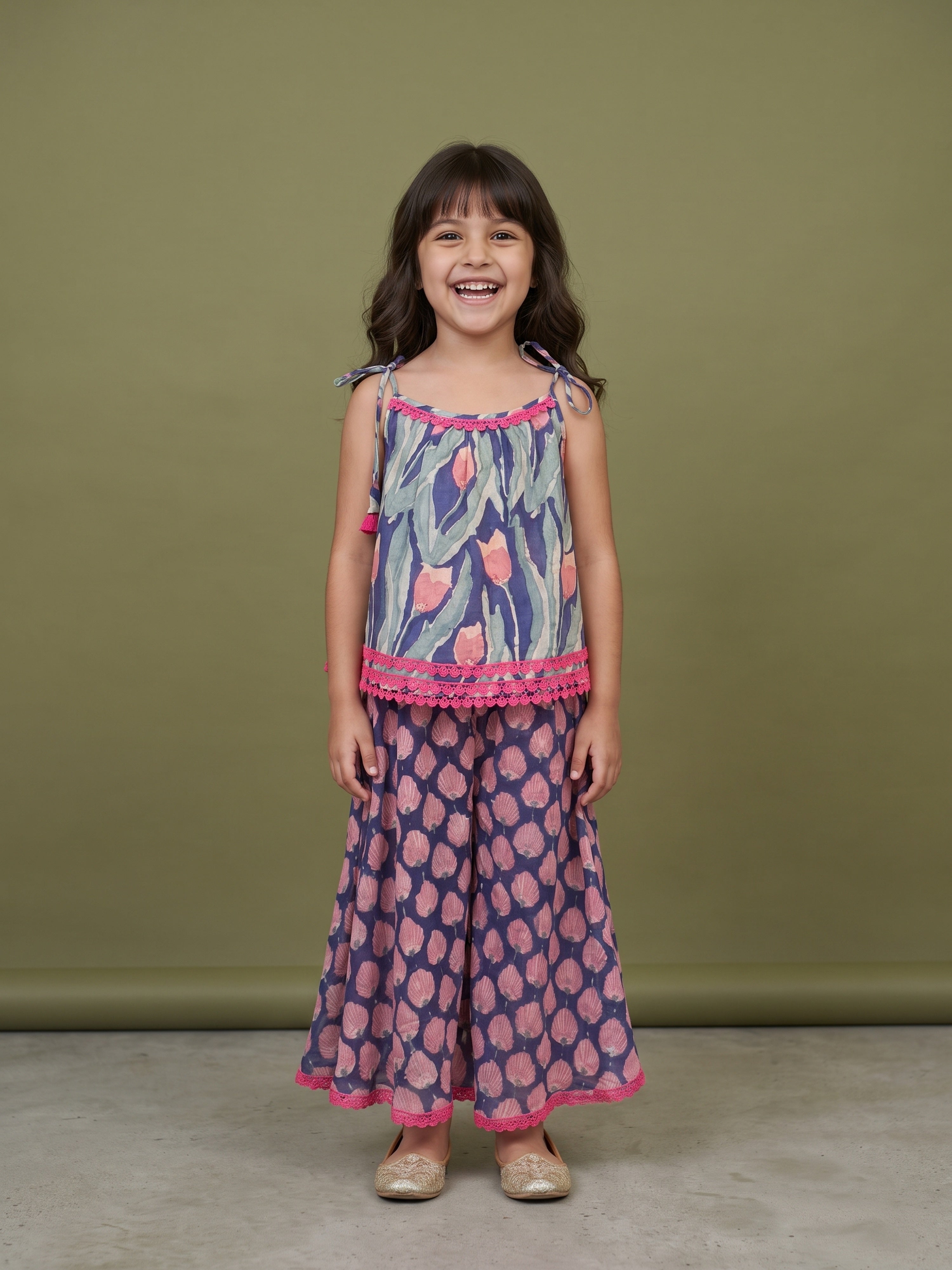 Rewa Tulip Top And Flare Pant