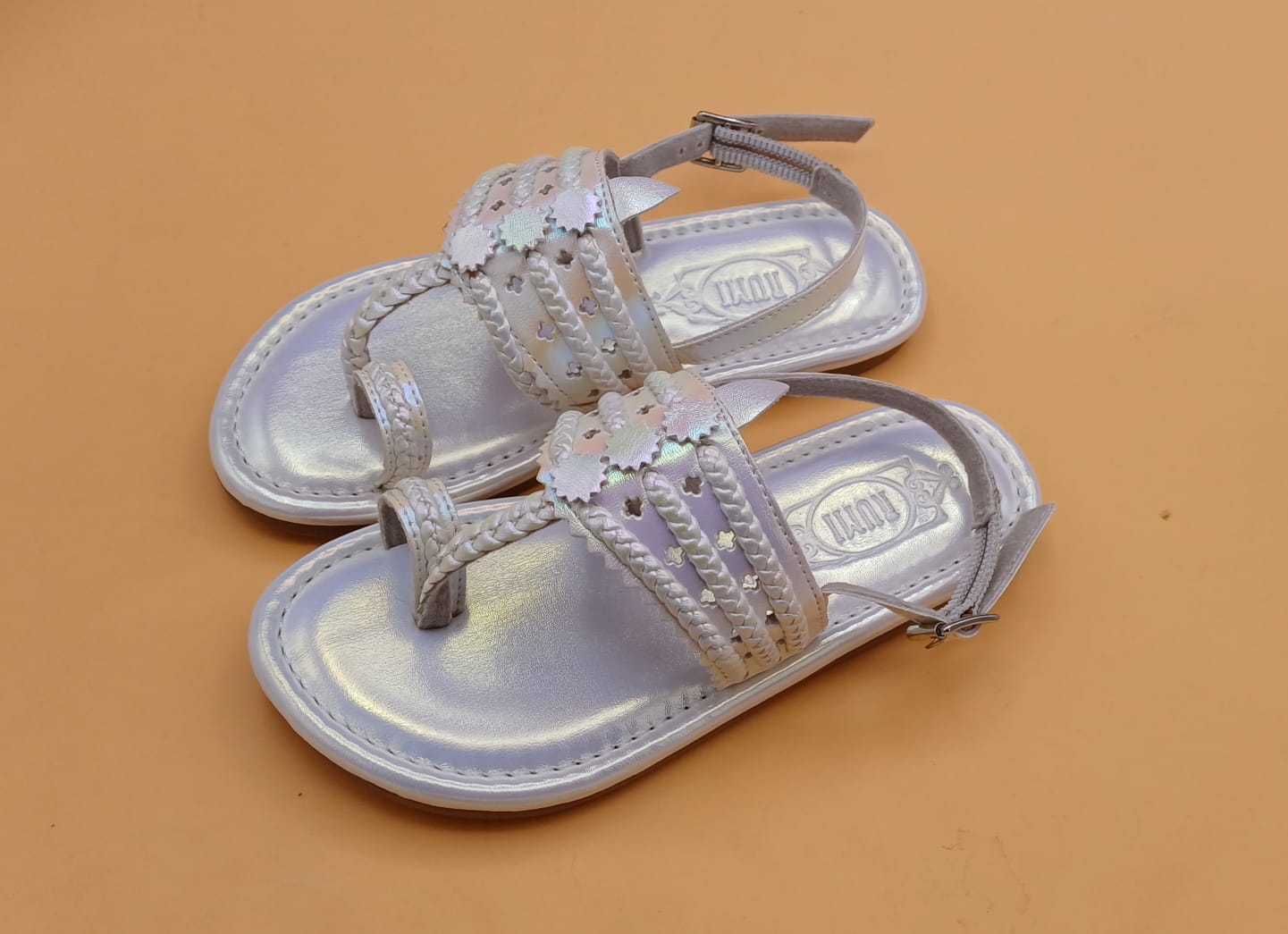 Silver Footwear For Girls
