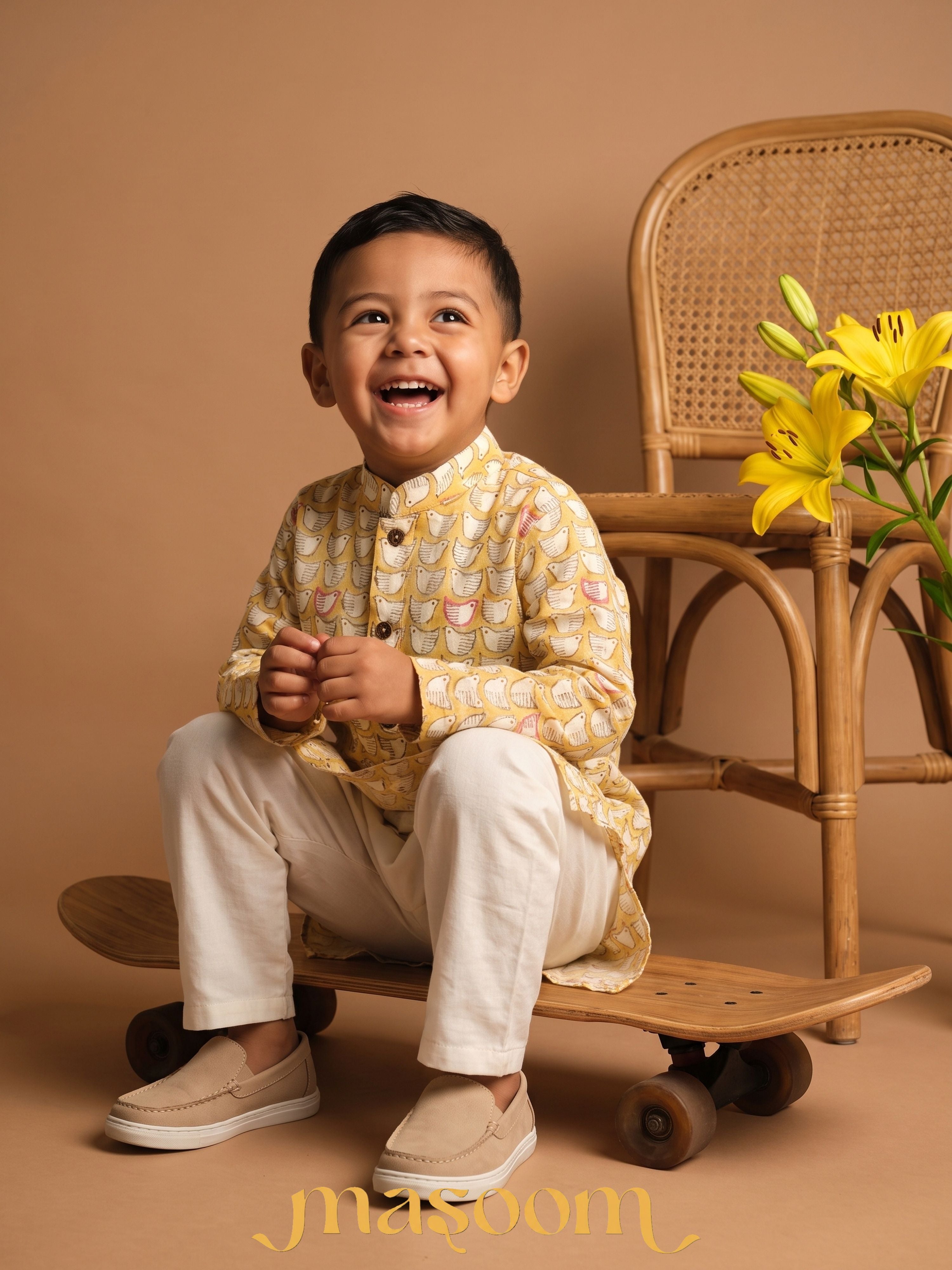 Ved Bird Kurta Set