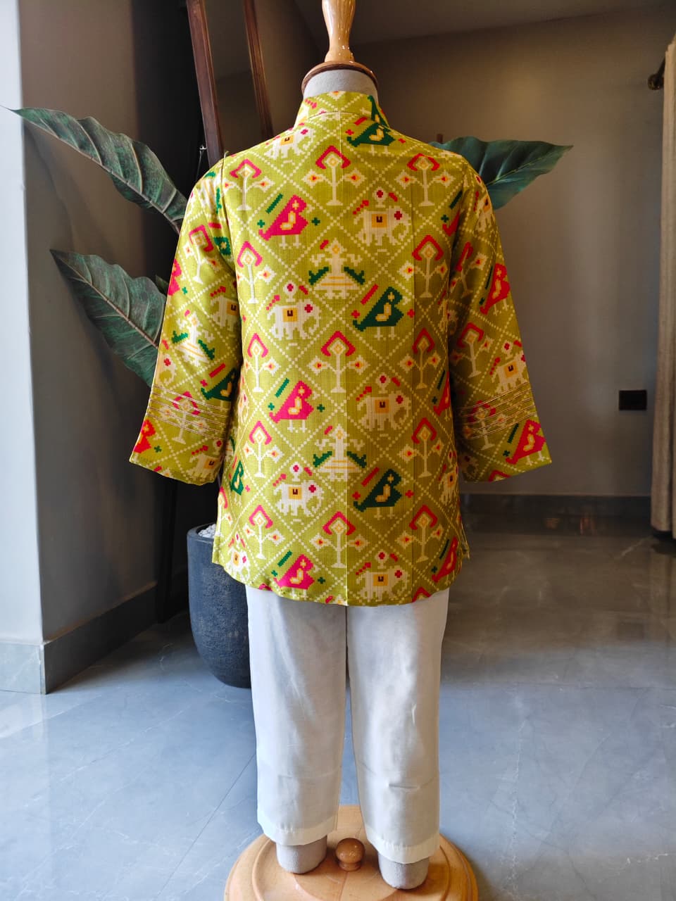 Patola Gota Kurta Set for 2,4,7 Years Old
