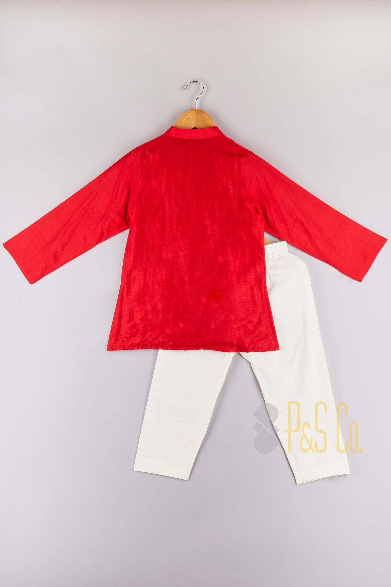 Bird Beaded Kurta With Pyjama - P&S Company