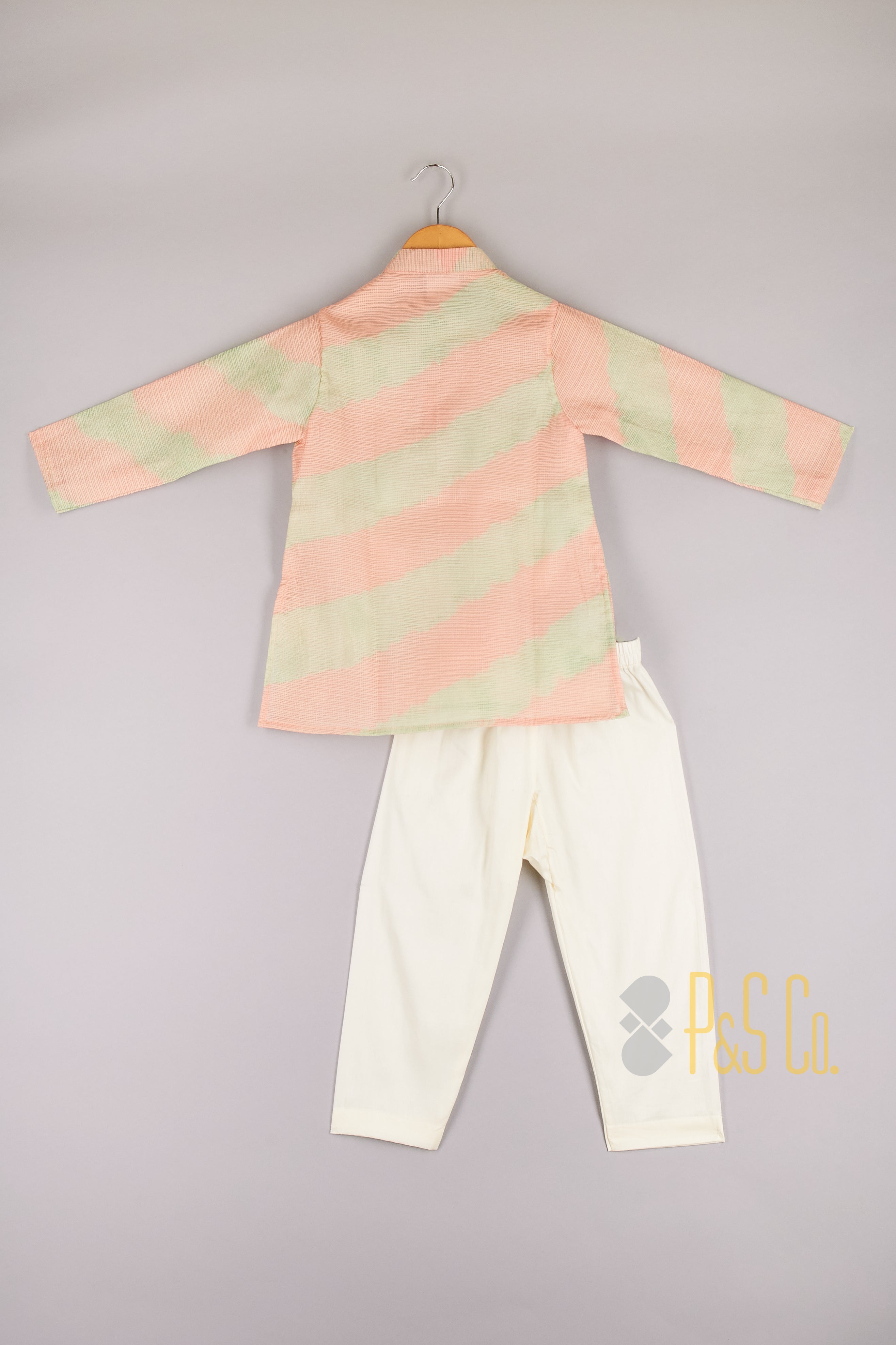 Leheriya Shaded Kurta with Pyjama - P&S Company