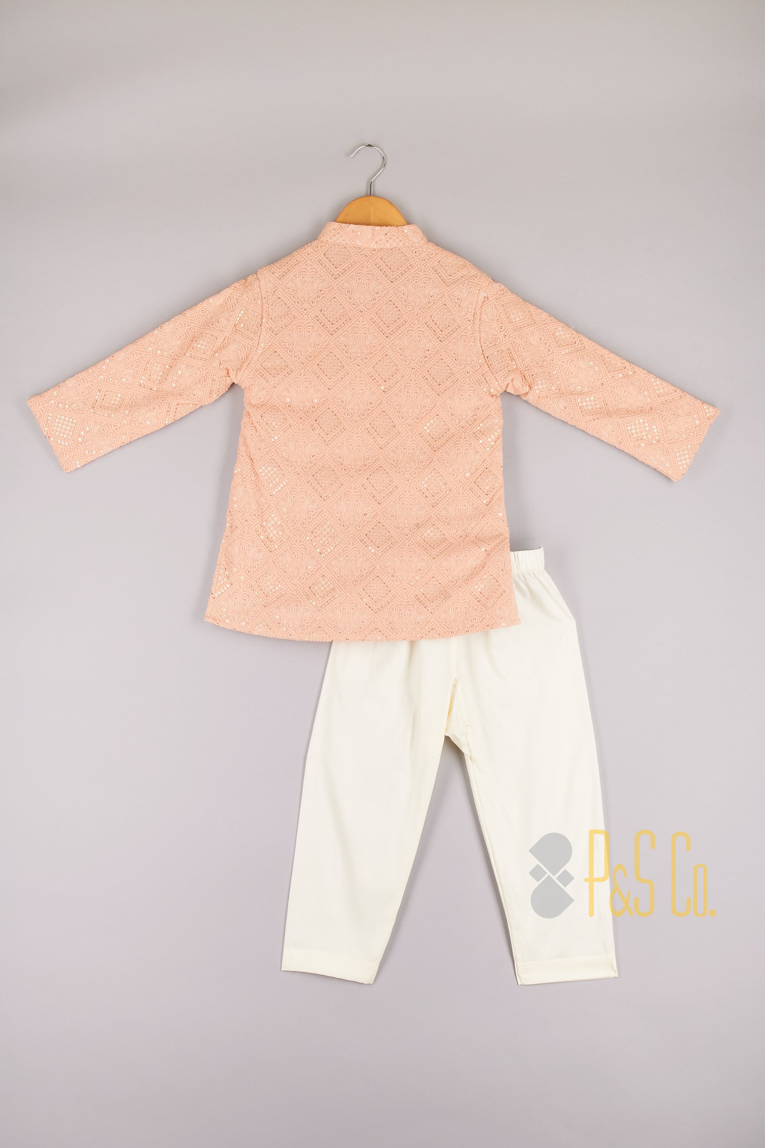 Thread And Sequin Work Kurta With Pyjama - P&S Company