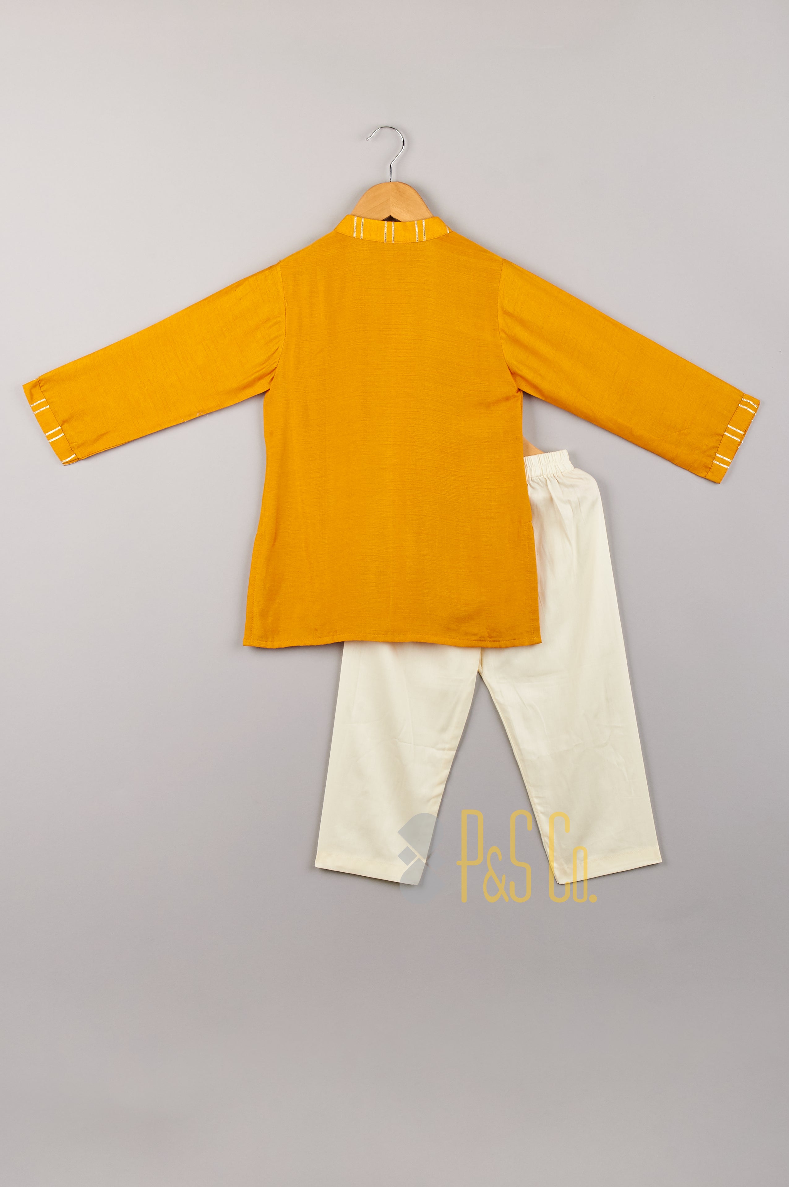 Kurta with Gota Work & White Pyjama - P&S Company