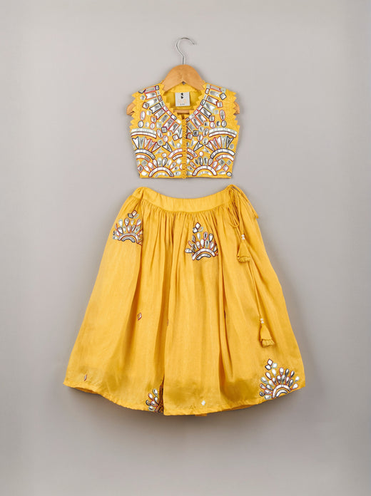 Mother's - Abhla Work Lehenga Set