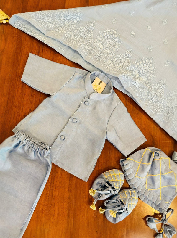 Blue Jamna Set