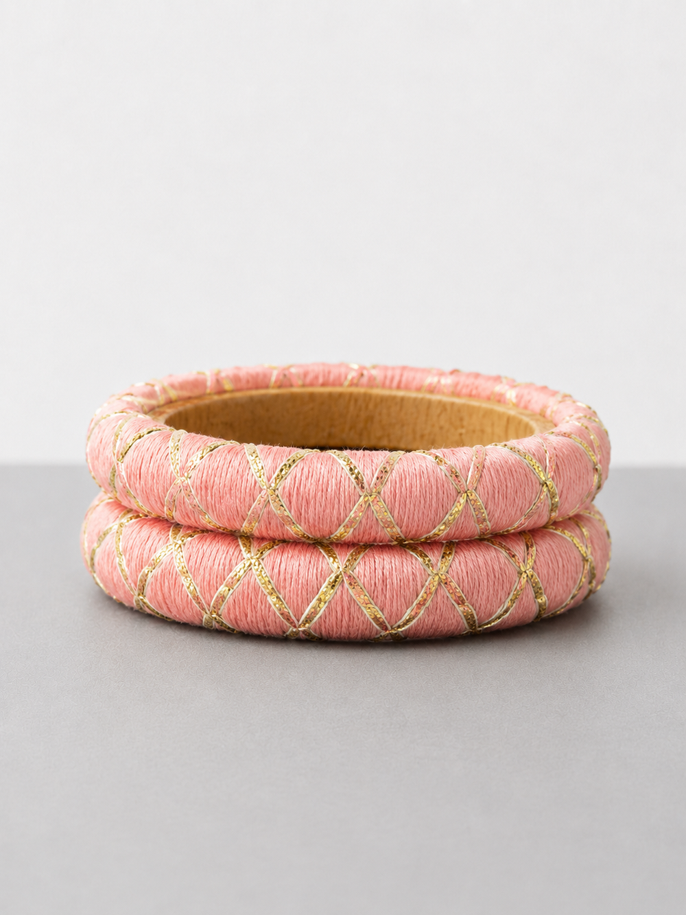 Peach Gota bangles