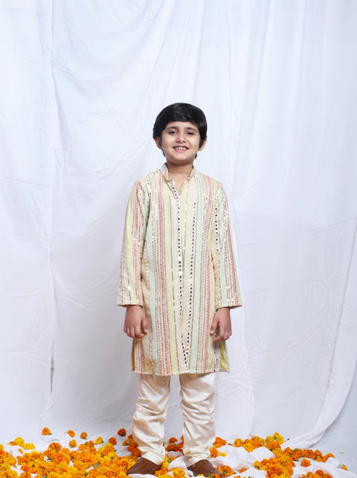 Mirror Work Kurta Set - RTS
