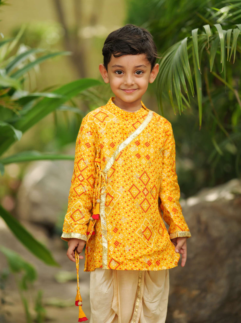 Angarkha Style Dhoti Kurta