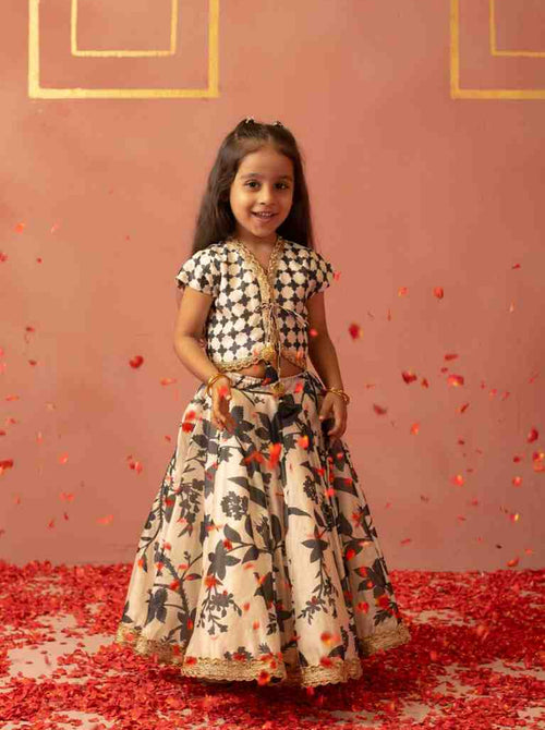 Black Ghaghra and Blouse
