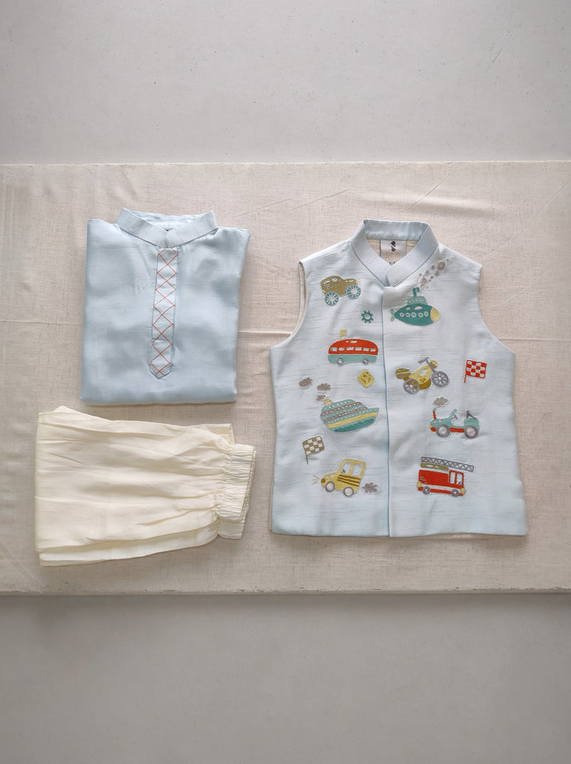 Embroidered Transport Jacket Set