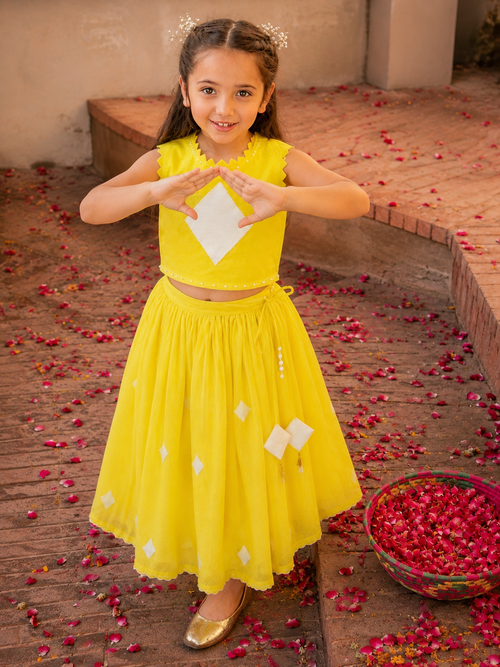 Yellow Diamond lehenga