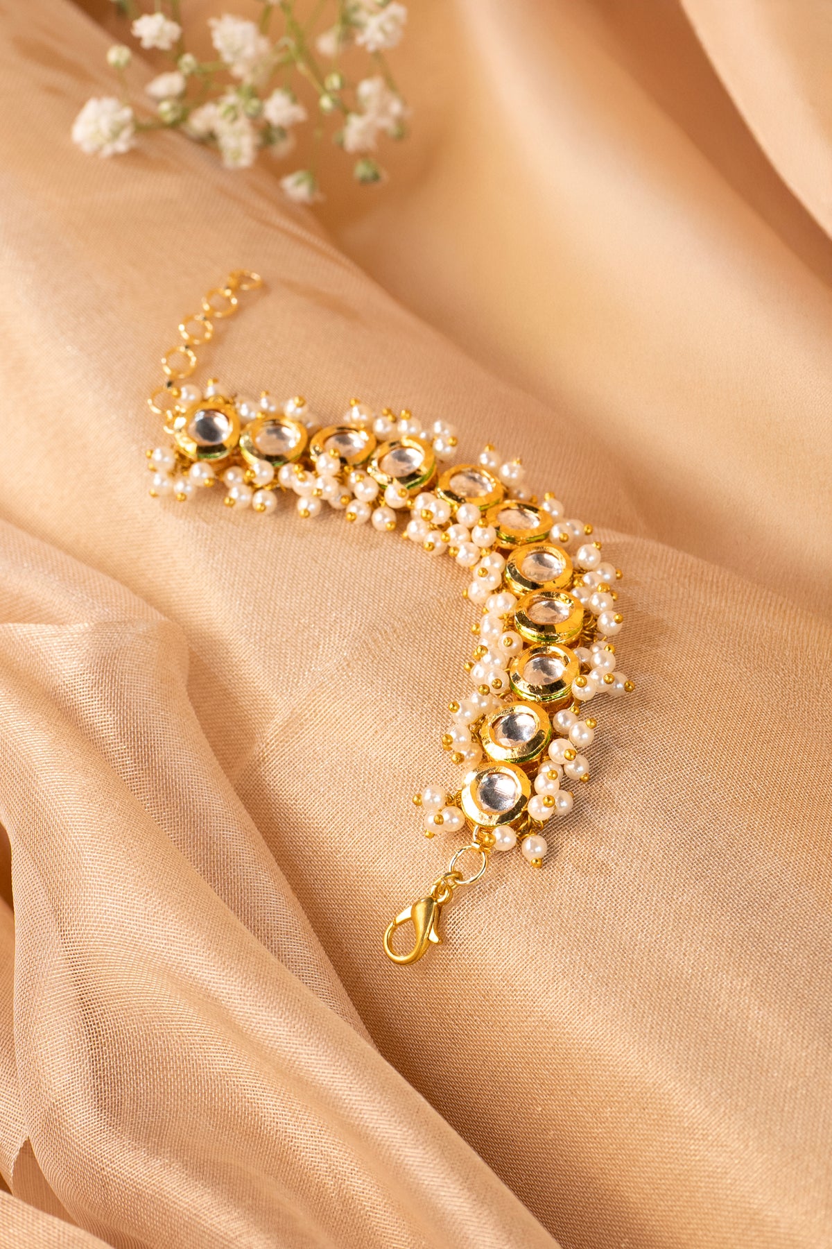 Jadau Moti Bracelet
