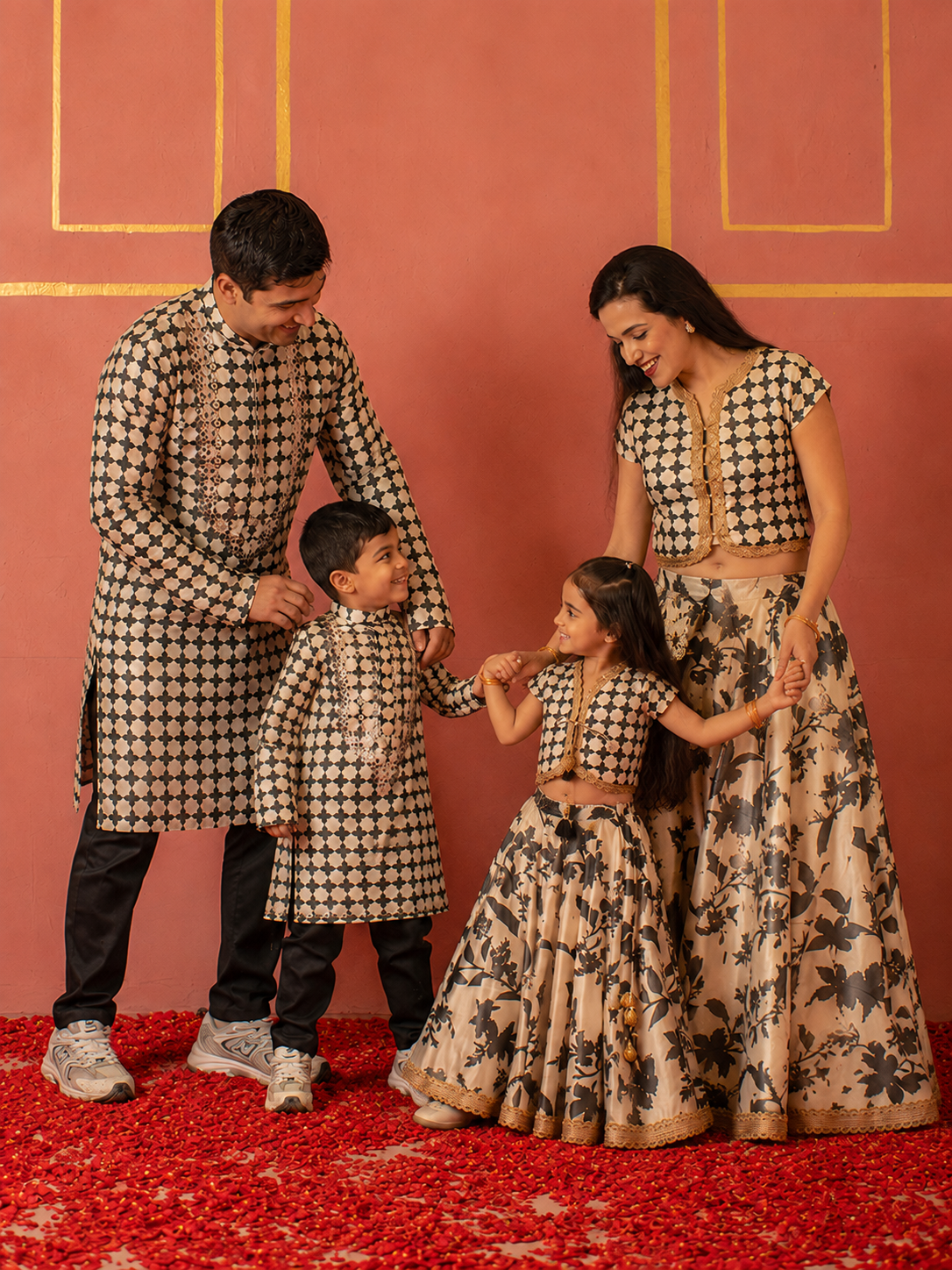 Mirror Work Kurta Set