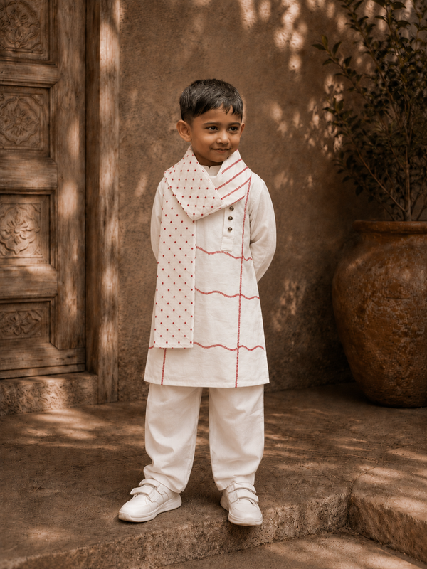 Drape Kurta Set