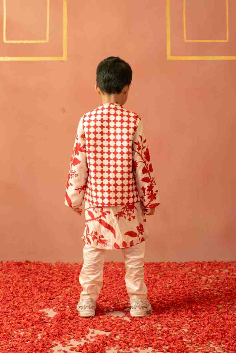 Red Jacket Set